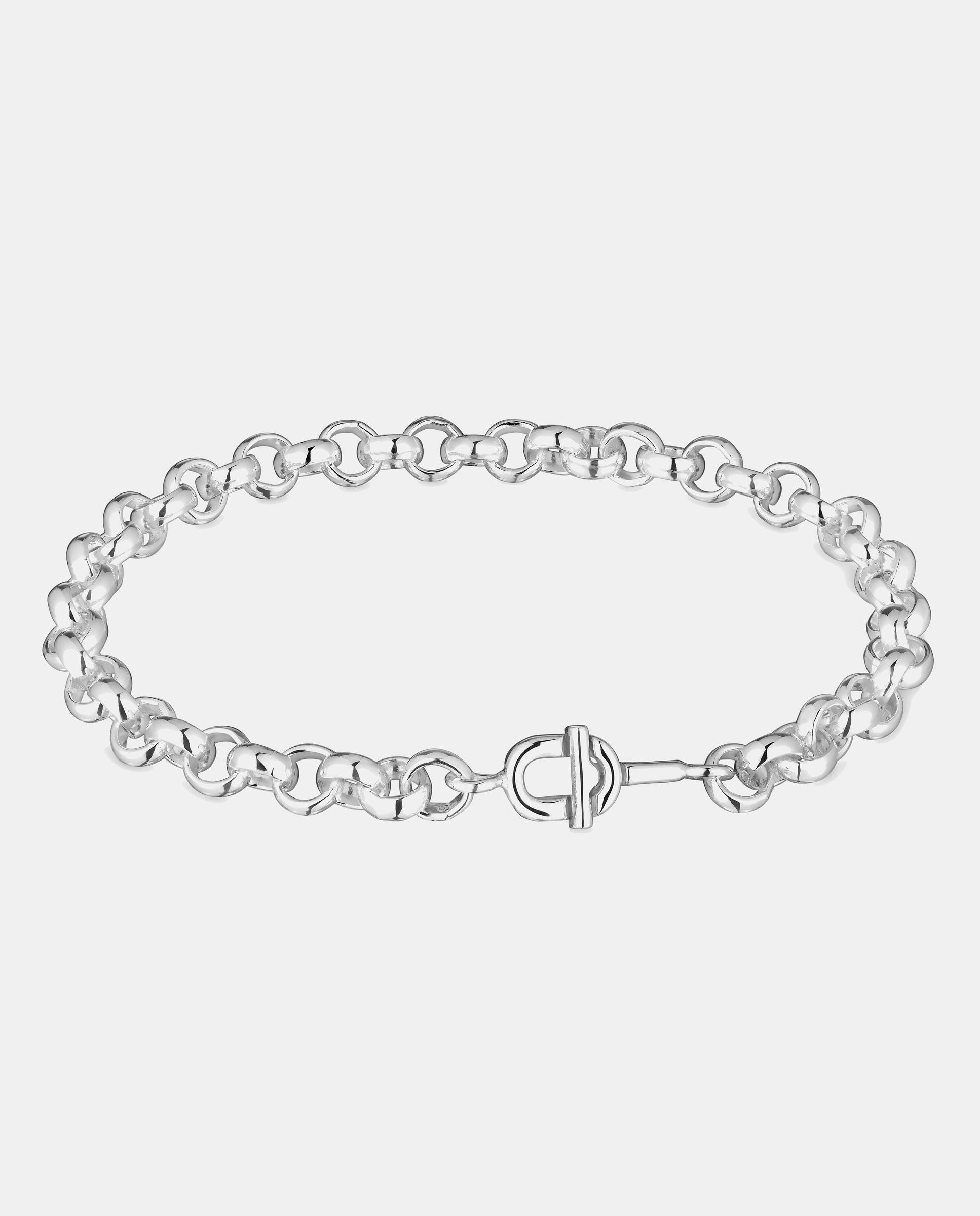 Pulsera cadena de plata 17,5 cm tous manifesto - Plateado Plateado-1