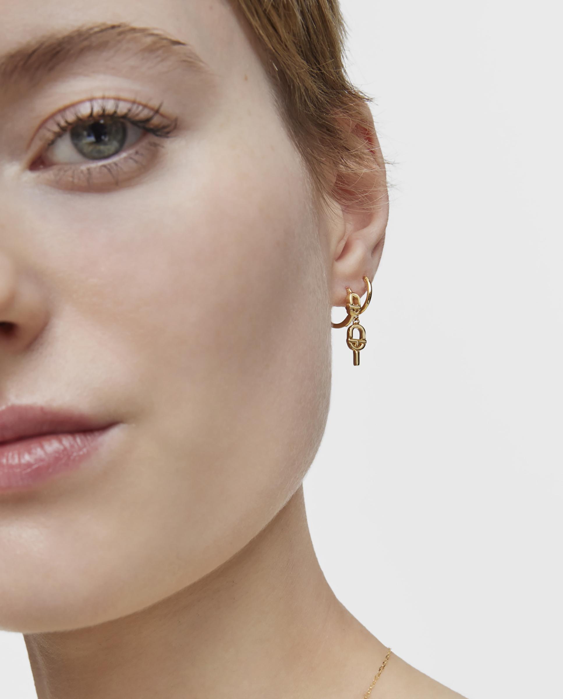 Pendientes de aro manifesto en oro - Tous - Dorado Dorado-3