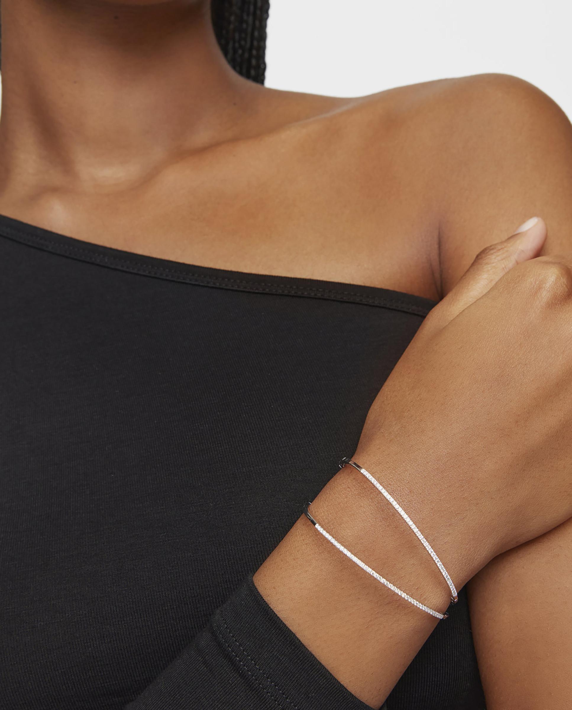 Imagen 4 de Pulsera les classiques de oro y diamantes - Blanco Blanco