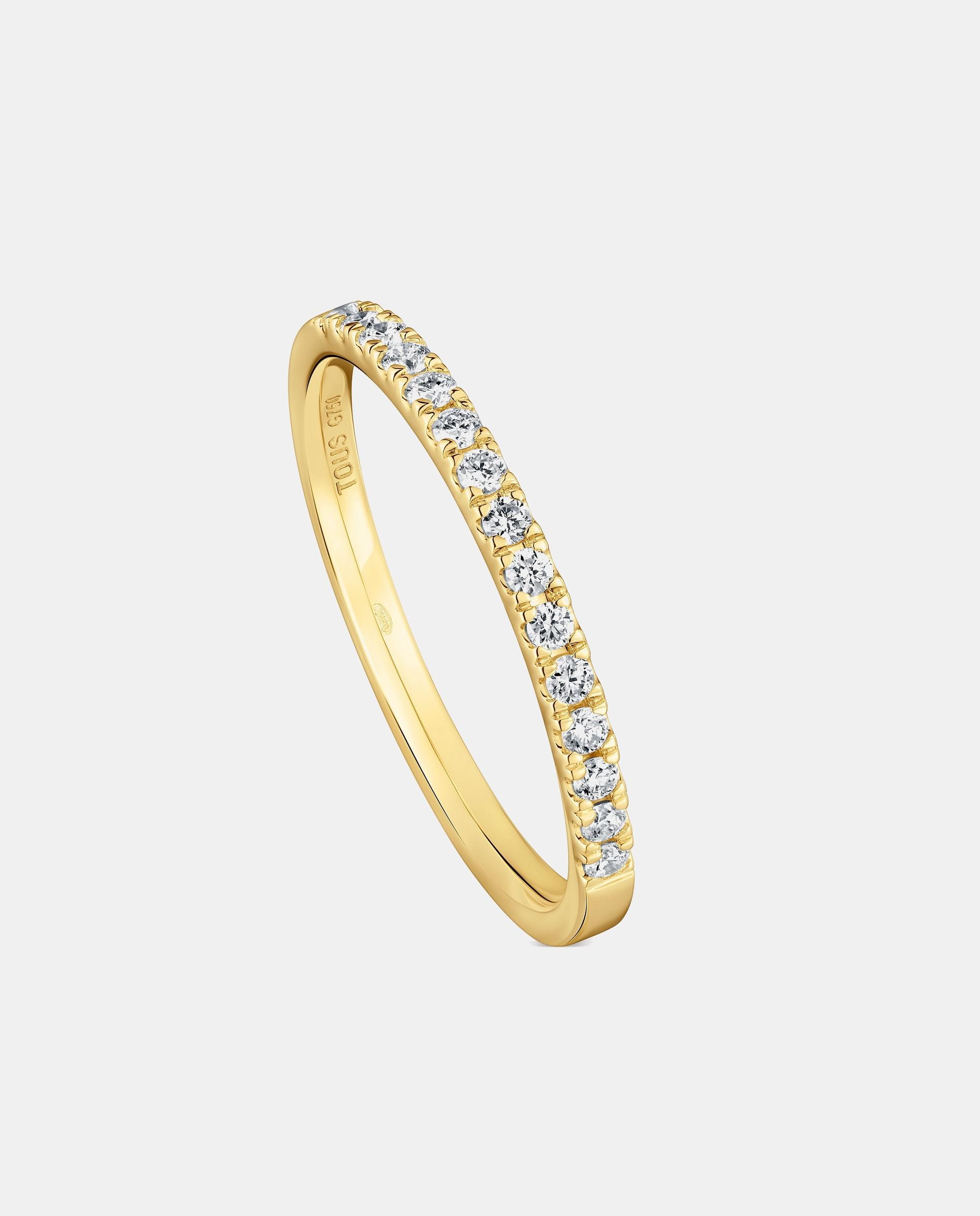 Anillo les classiques de oro con diamantes - Tous - Blanco Blanco-1