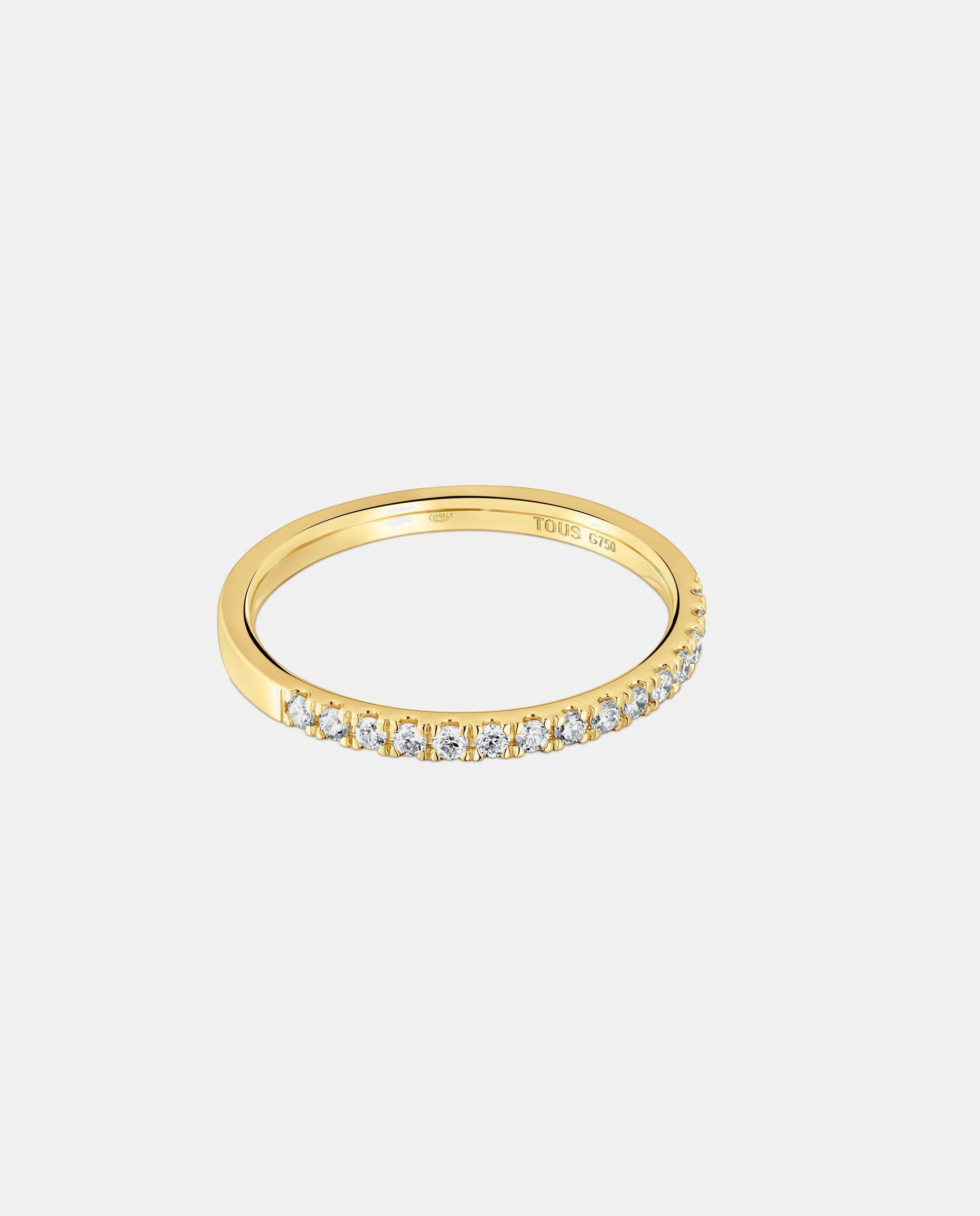 Anillo les classiques de oro con diamantes - Tous - Blanco Blanco-2