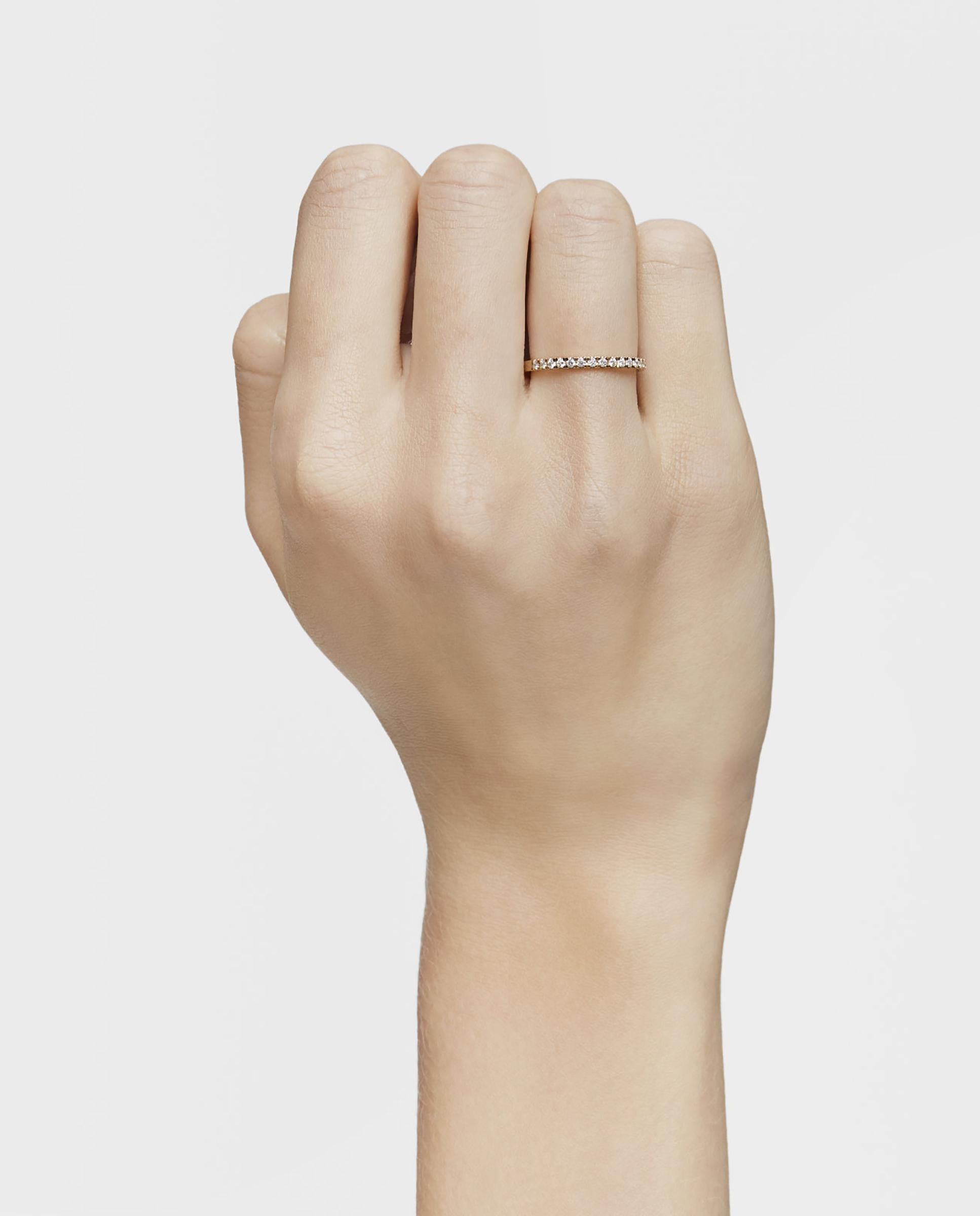 Anillo les classiques de oro con diamantes - Tous - Blanco Blanco-6