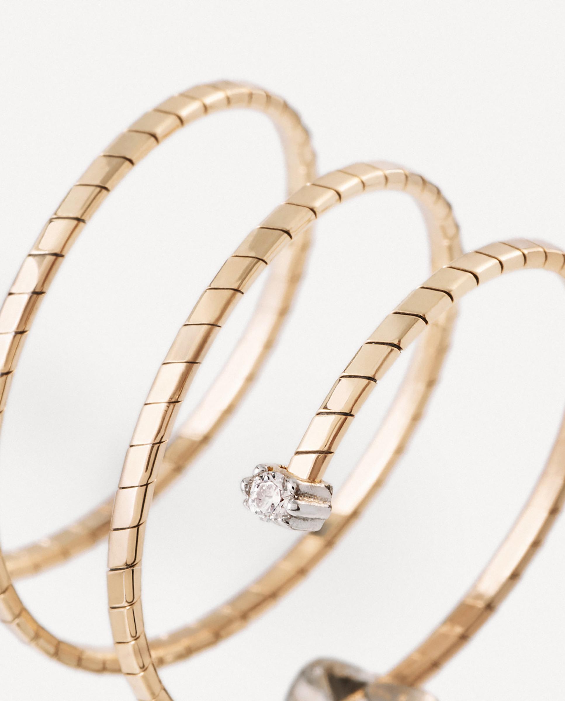 Anillo doble atelier espiral de oro con diamantes - Tous - Blanco Blanco-2