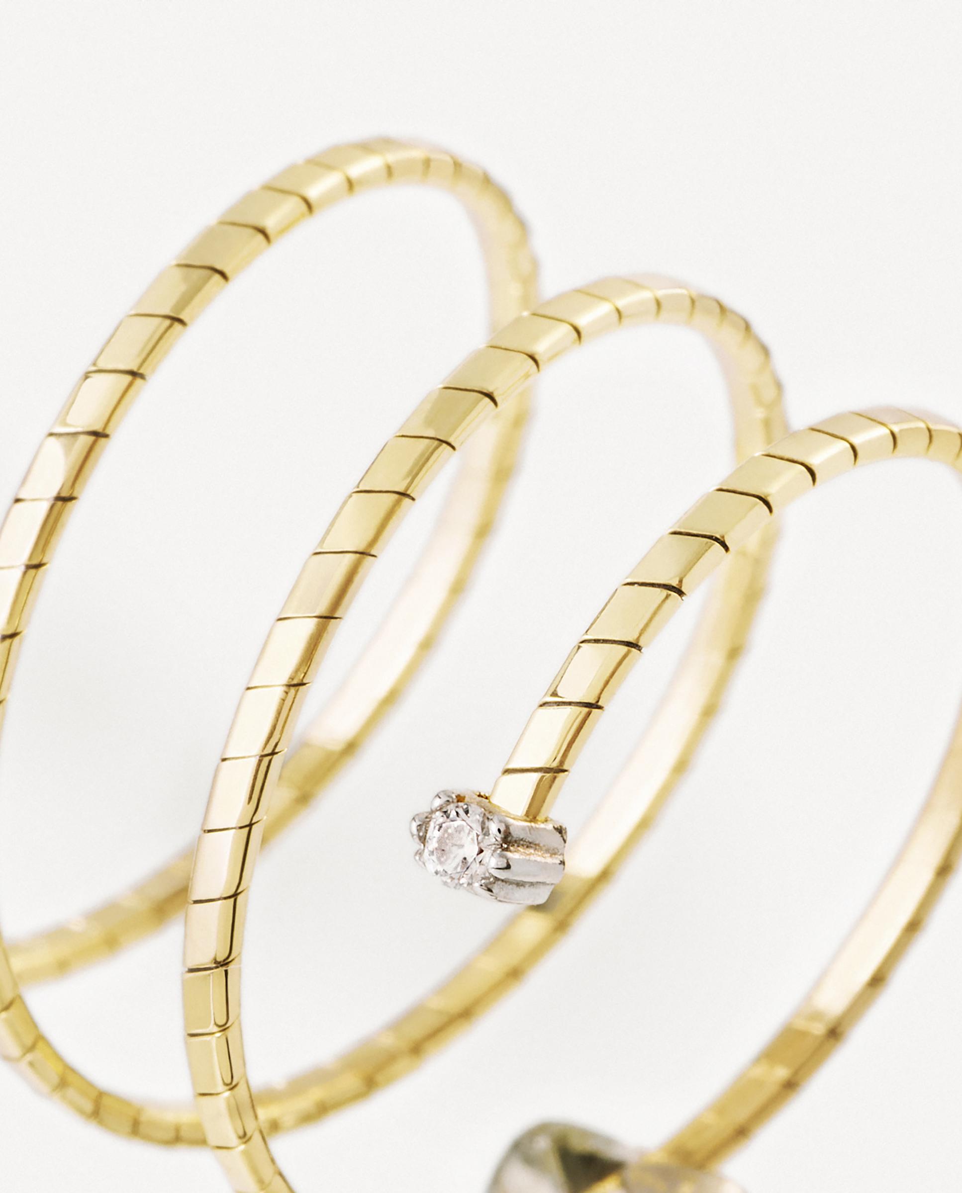 Anillo doble atelier espiral de oro con diamantes - Tous - Blanco Blanco-4