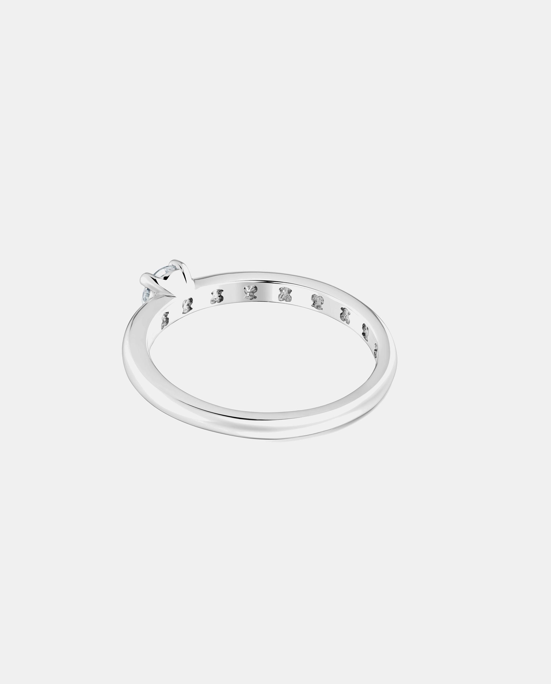 Anillo solitario les classiques lgd de platino con diamante creado en laboratorio - Tous - Blanco Blanco-3