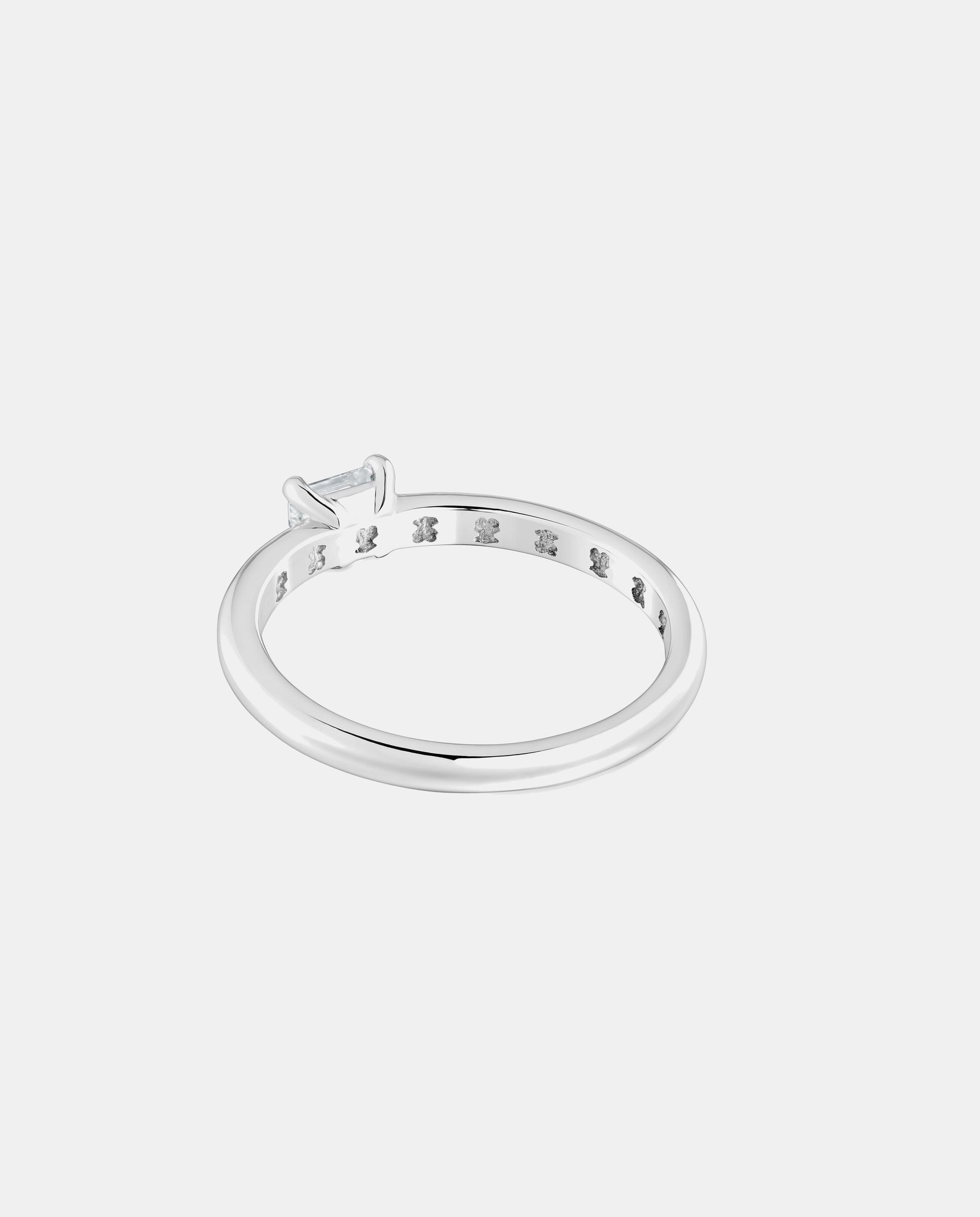 Anillo les classiques lgd de platino con diamante creado en laboratorio - Tous - Blanco Blanco-3