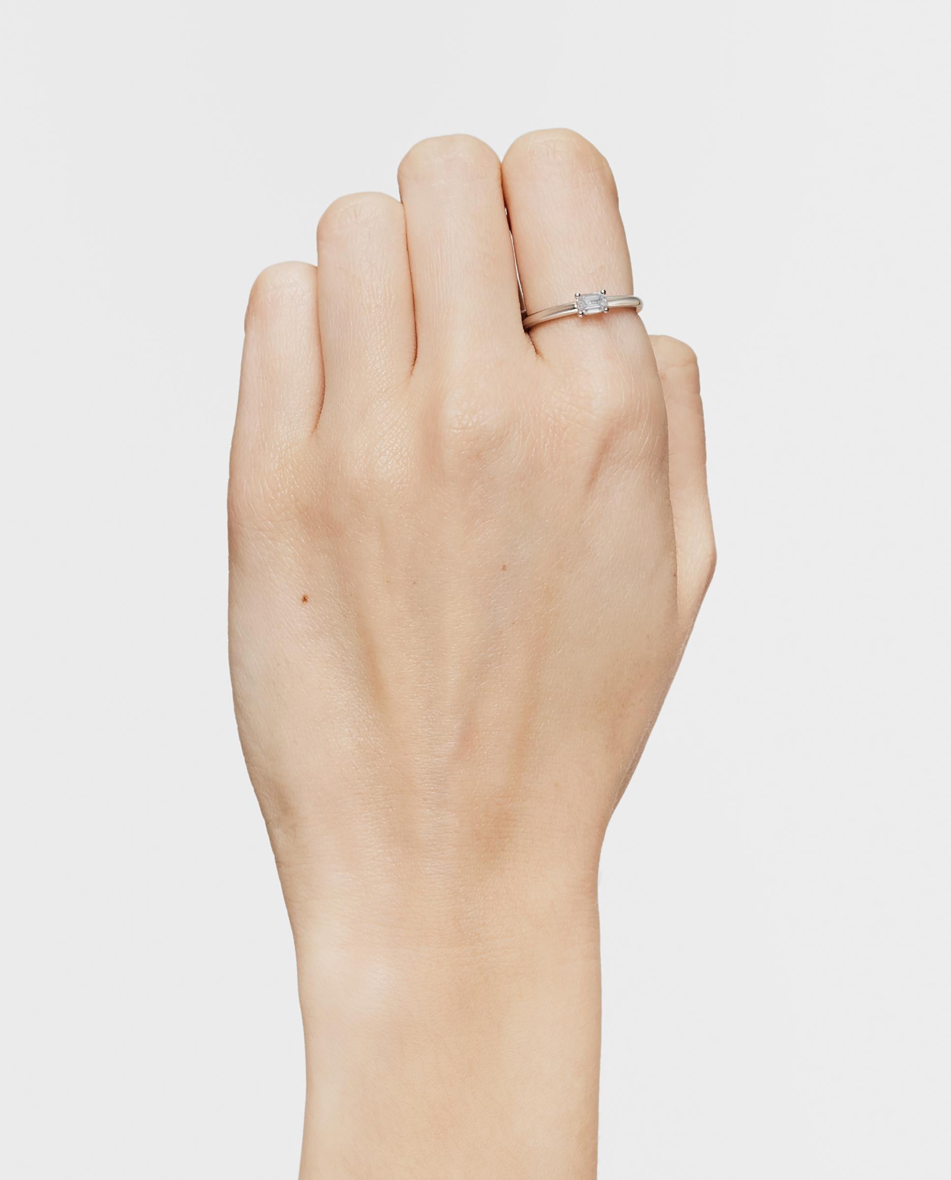 Anillo les classiques lgd de platino con diamante creado en laboratorio - Tous - Blanco Blanco-6