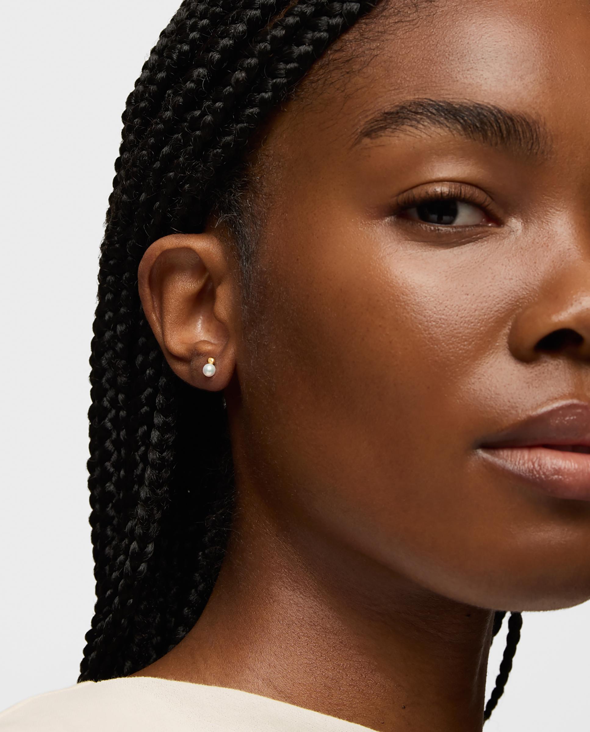 Imagen 3 de Pendientes de oro y perlas cultivadas basics - Tous - Blanco Blanco