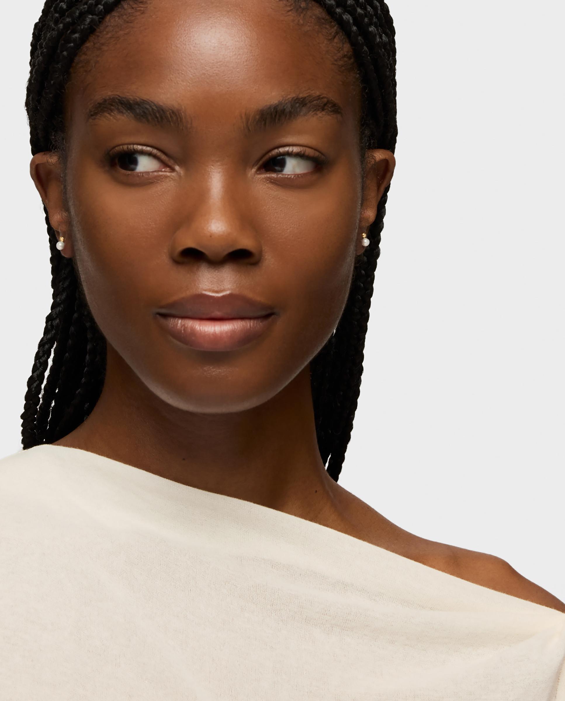 Imagen 4 de Pendientes de oro y perlas cultivadas basics - Tous - Blanco Blanco