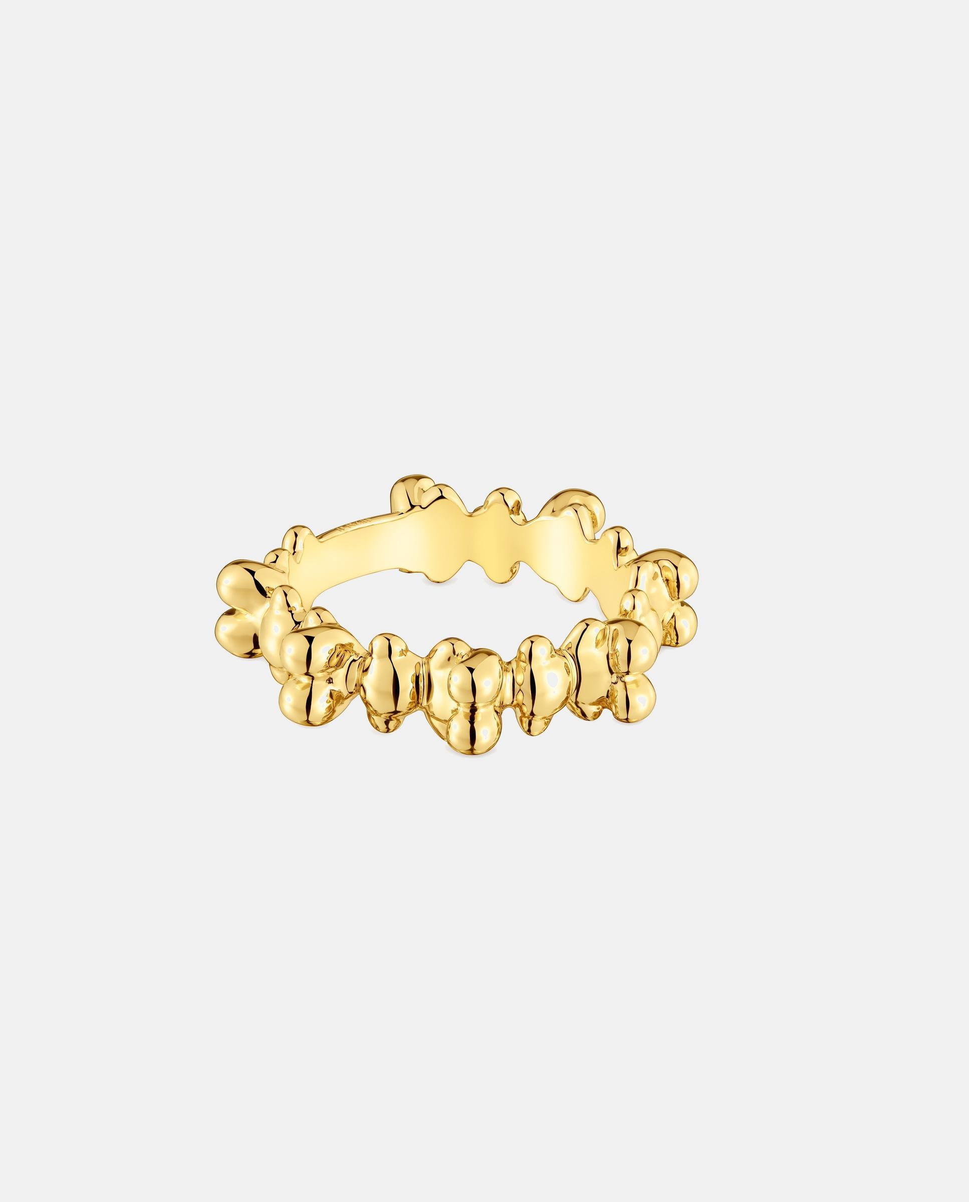 Anillo Bold Bear mediano bañado de oro 18 kt sobre plata con oso - Tous - Dorado Dorado-2