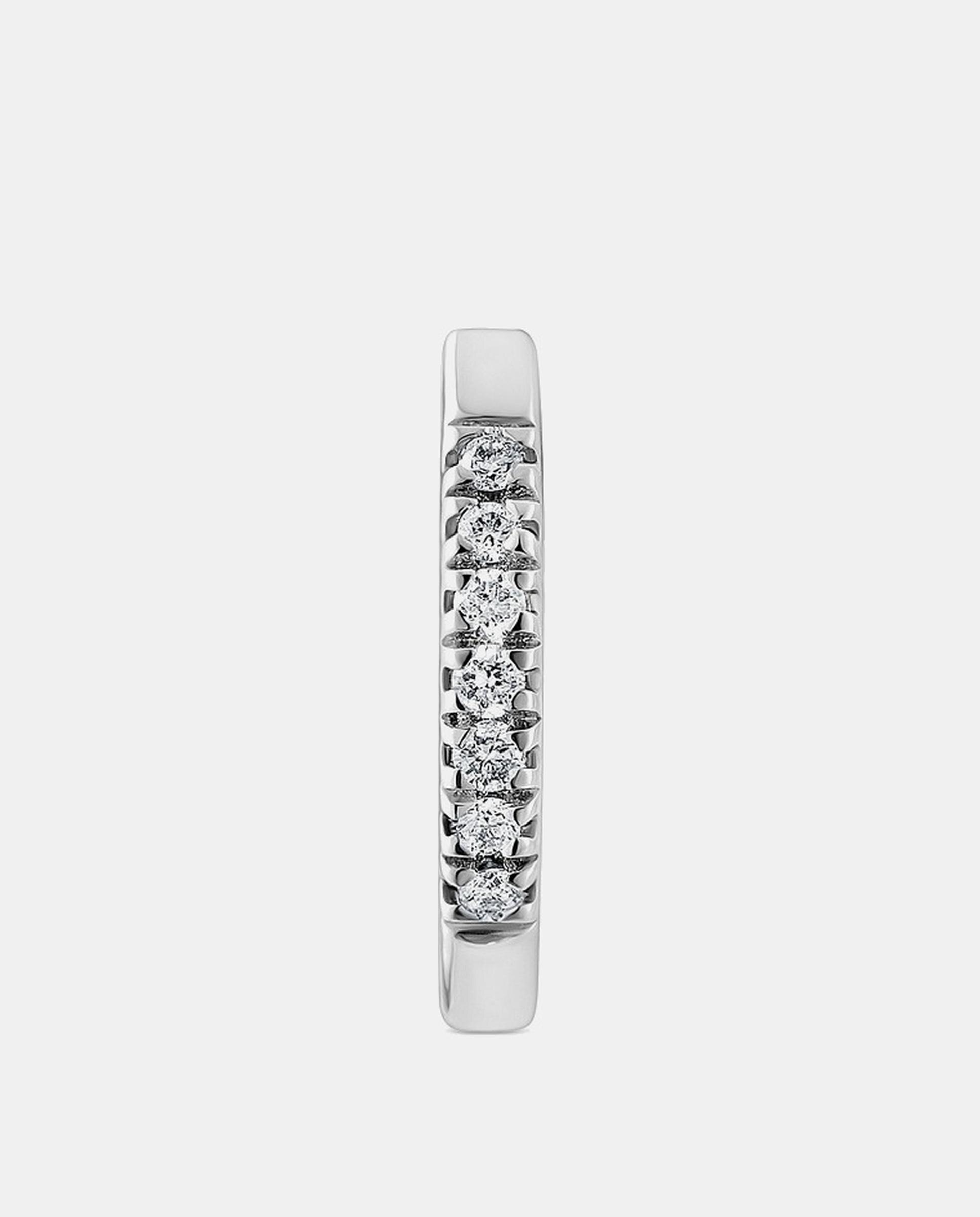 Pendiente de aro les classiques con diamantes - Tous - Blanco Blanco-2
