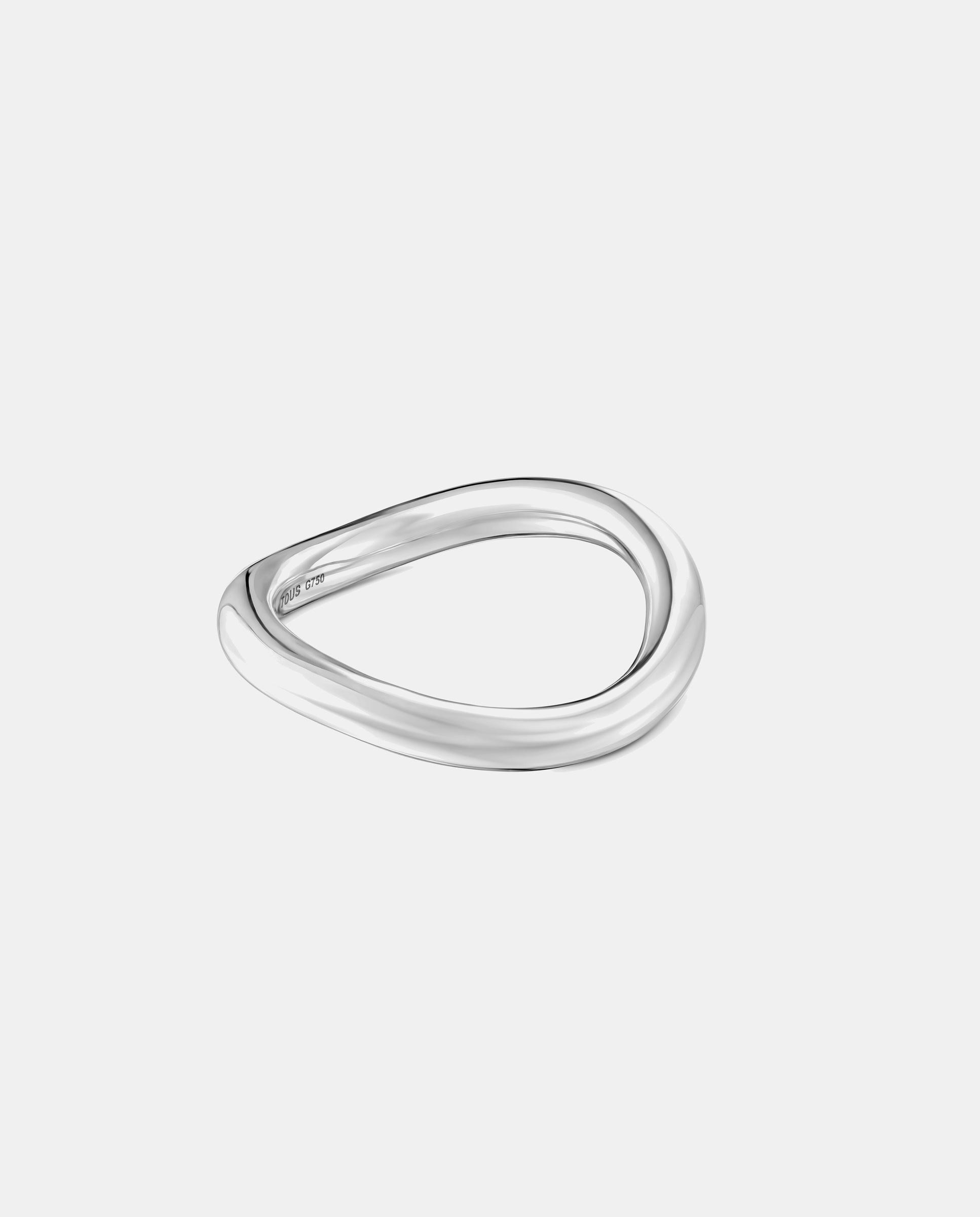 Anillo new hav de oro degradé blanco - Tous - Plateado Plateado-2