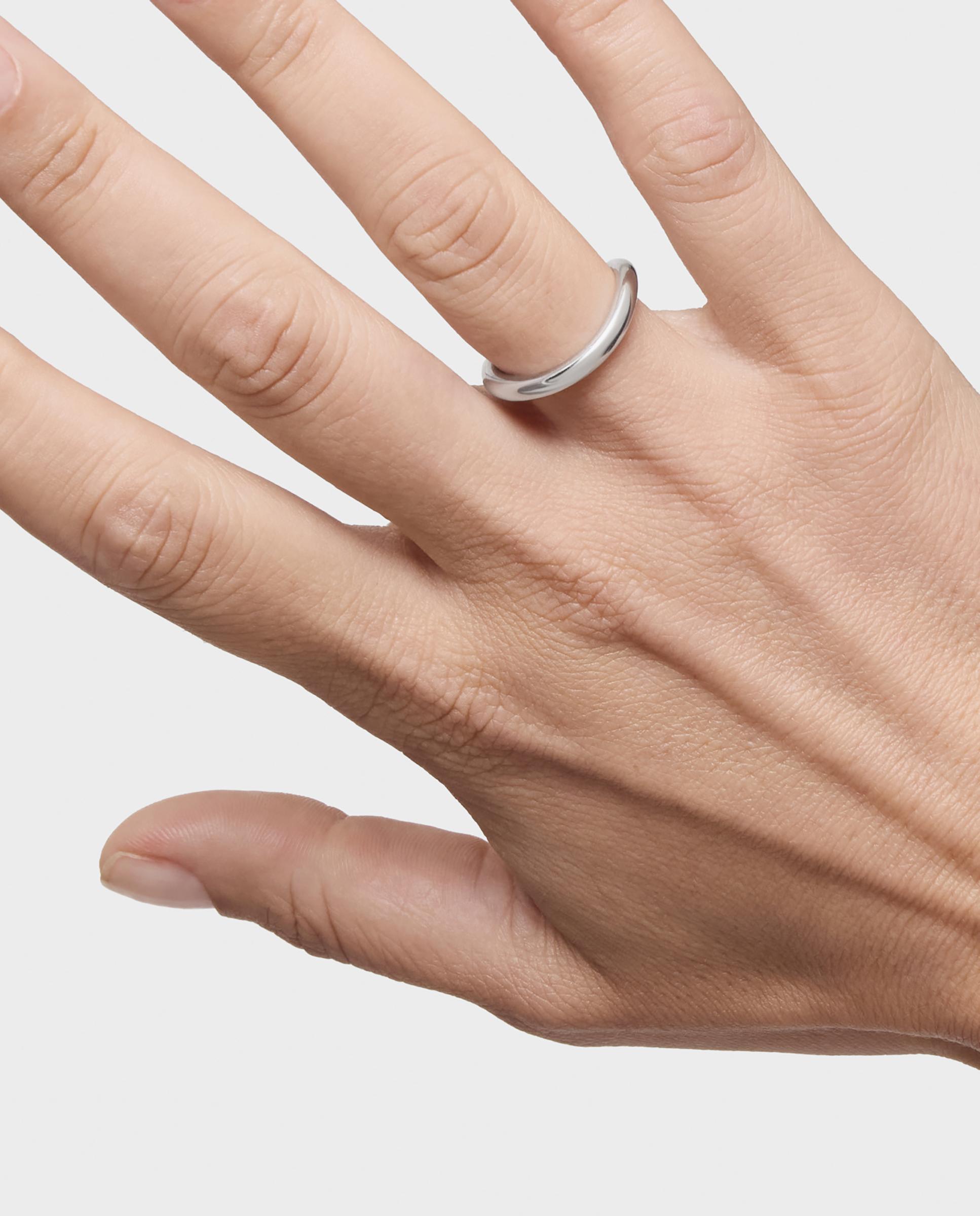 Anillo new hav de oro degradé blanco - Tous - Plateado Plateado-5