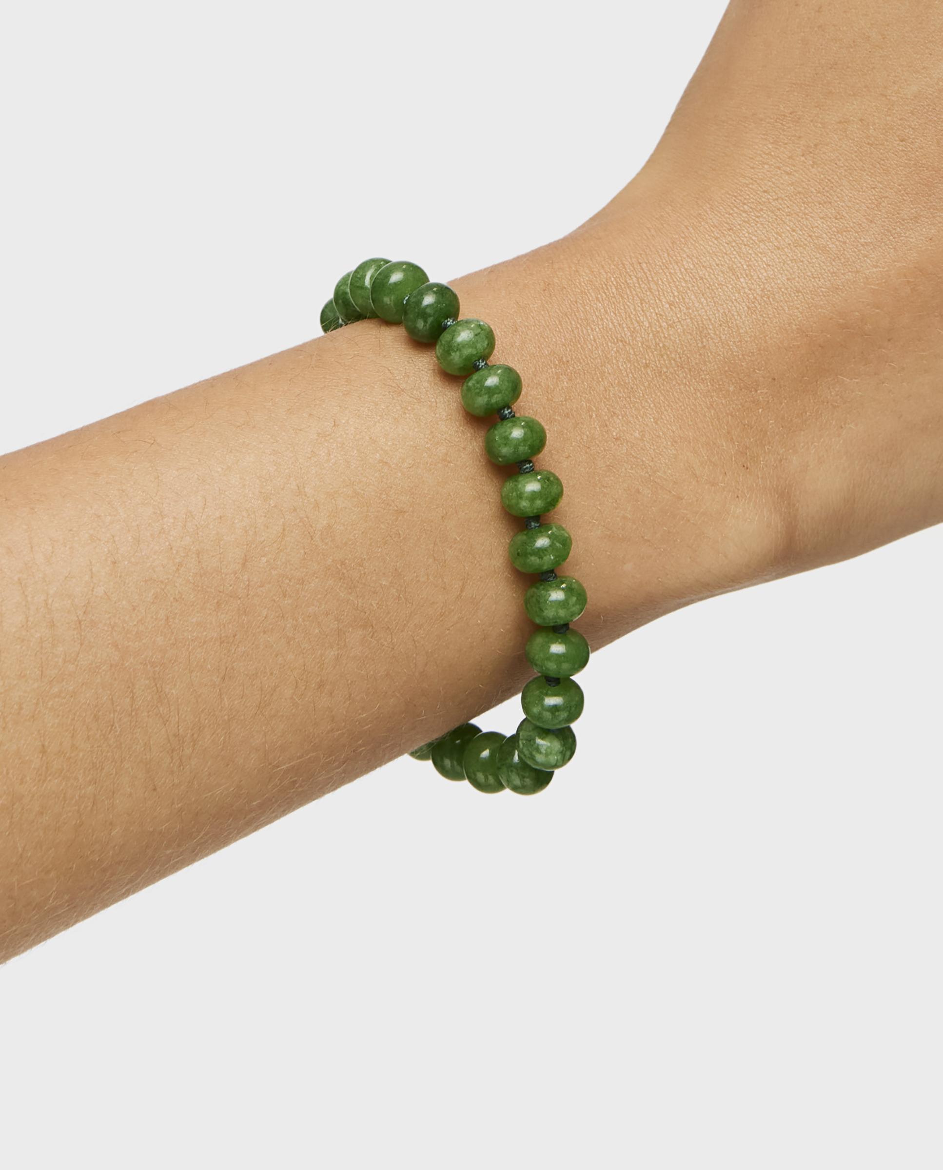 Pulseira de Corrente Hold Oval Banhada em Ouro 18 Kt Sobre Prata e Quartzo Verde Verde-4