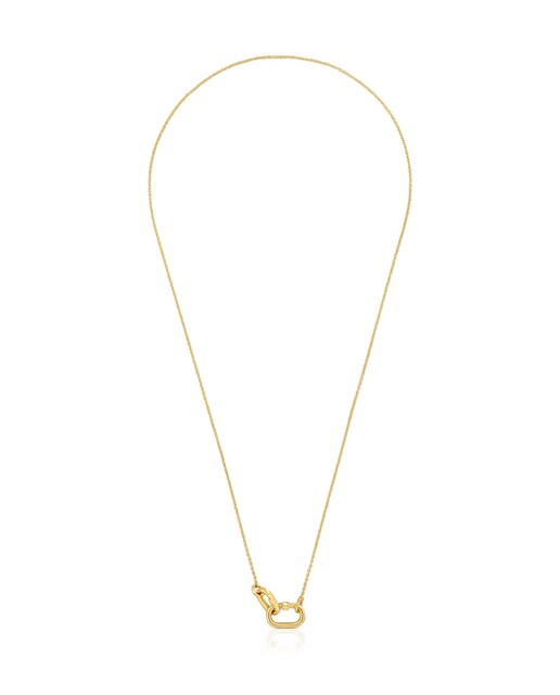 Imagen 0 de Gargantilla Hold Oval de oro doble