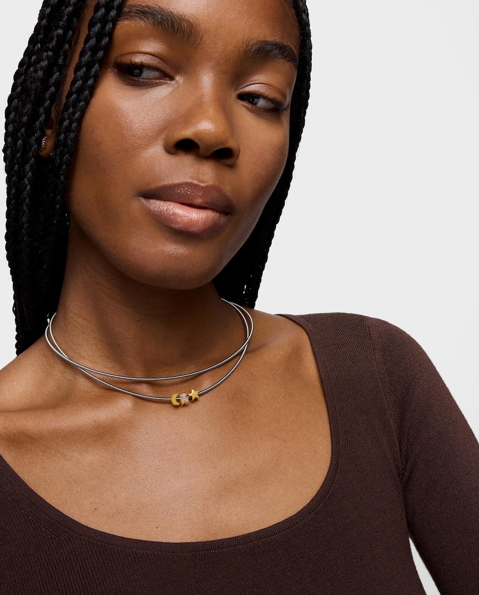 Colgante Tous 1950 luna bañado en oro 18 kt sobre plata · Tous