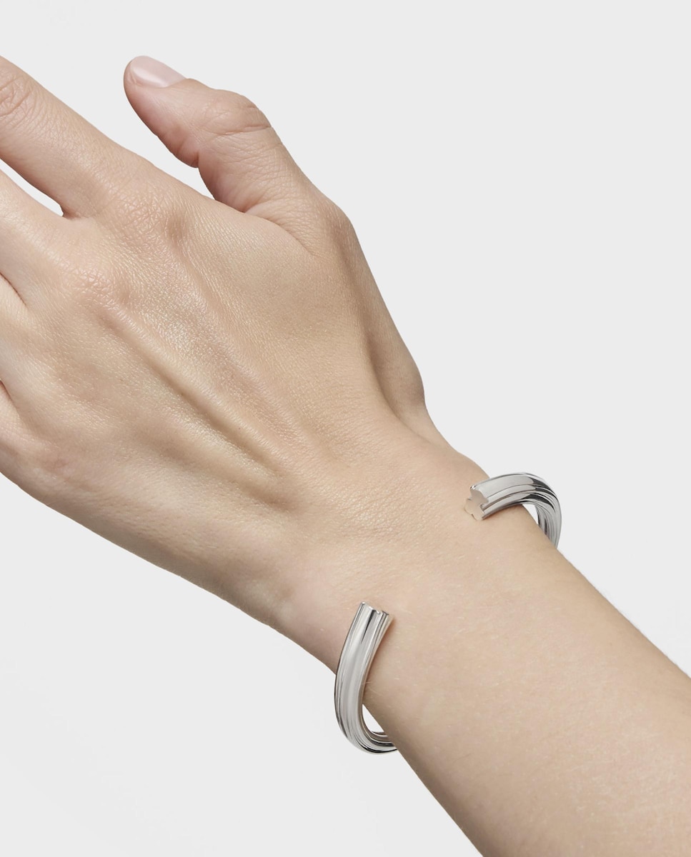 Pulsera esclava TOUS 1950 de plata con oso Plata-3