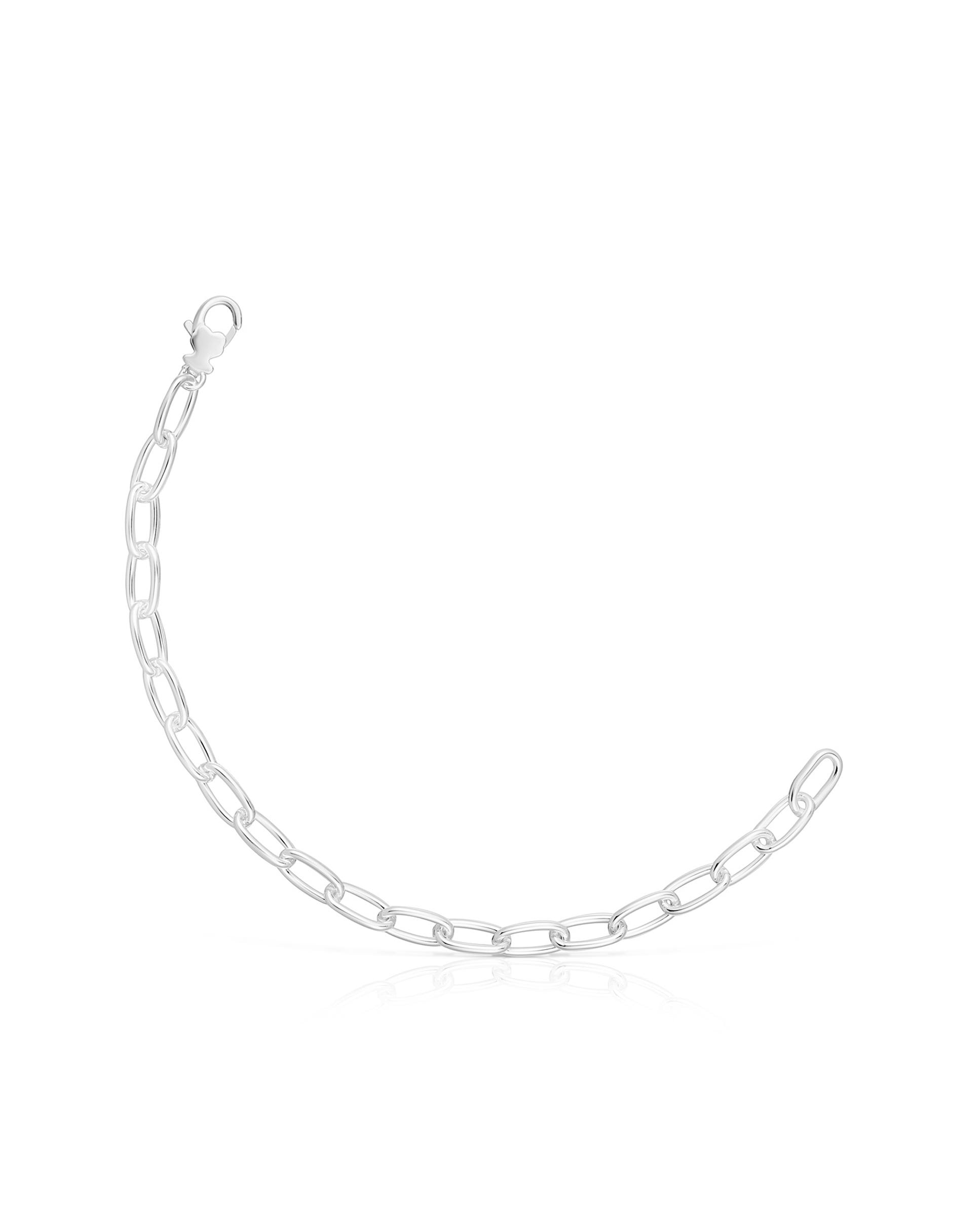 Pulseira de Corrente de Prata Sweet Dolls Prateado-1