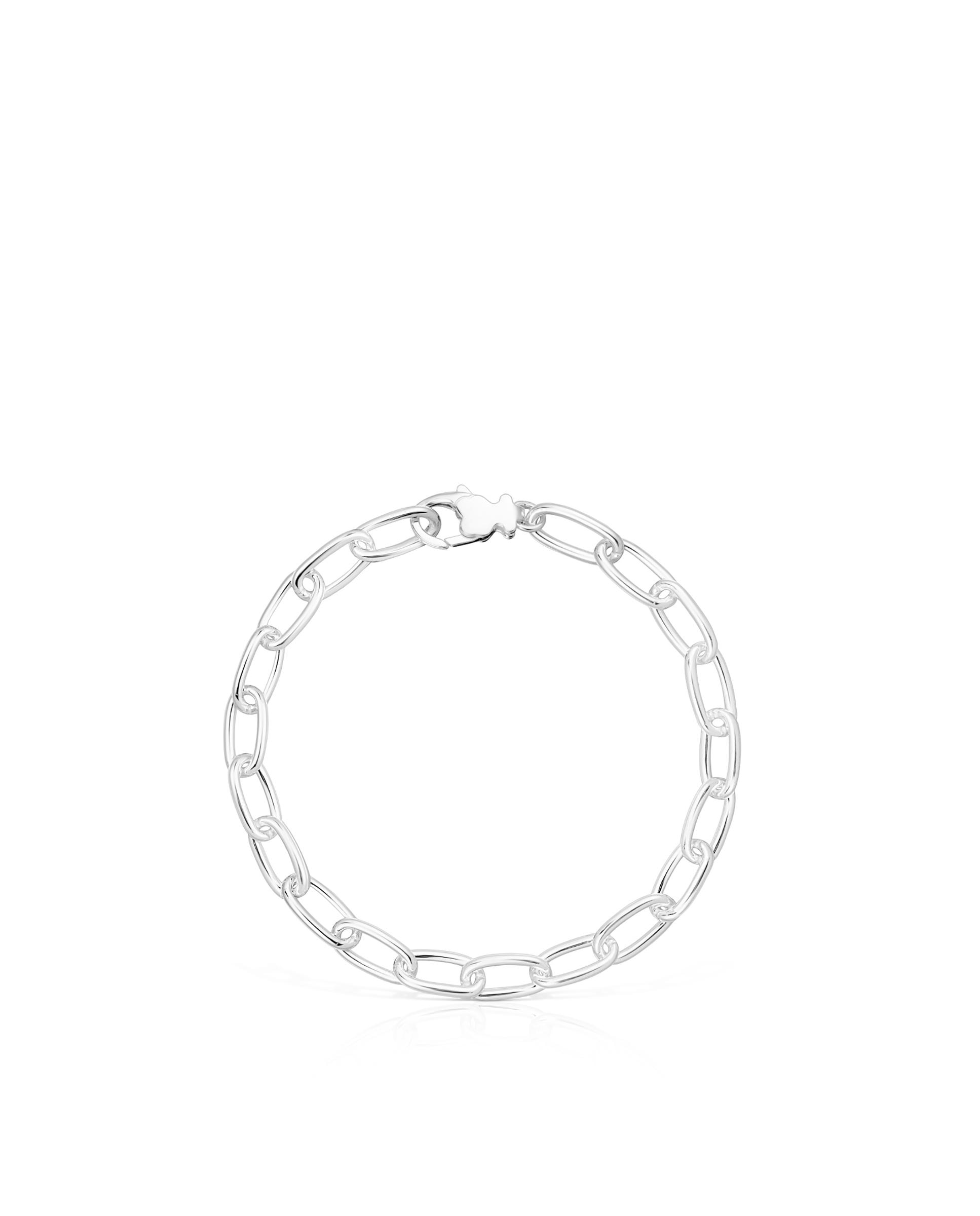 Pulseira de Corrente de Prata Sweet Dolls Prateado-2