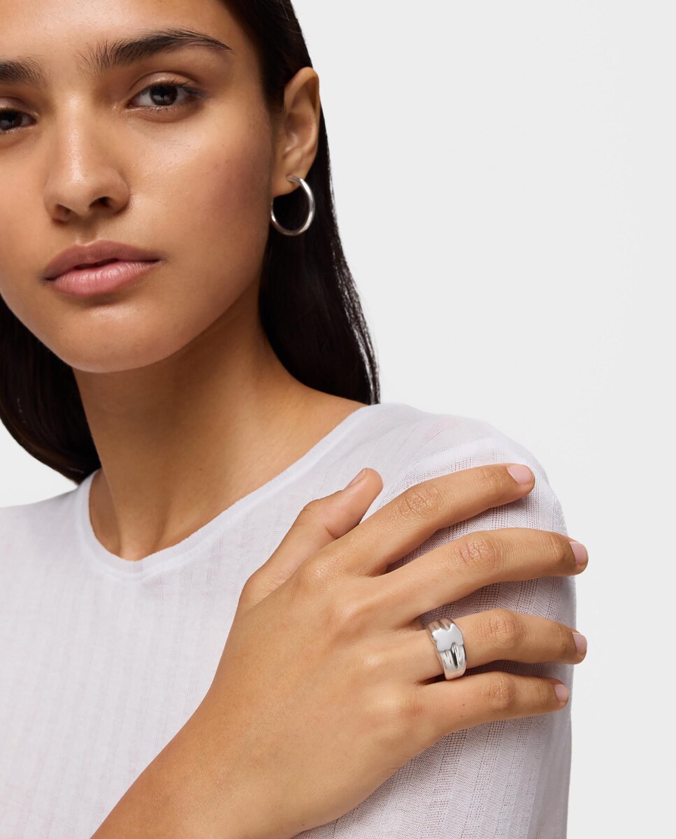 Anillo Tous Duna Plata Anillo Abierto Duna De Plata 11 Plata