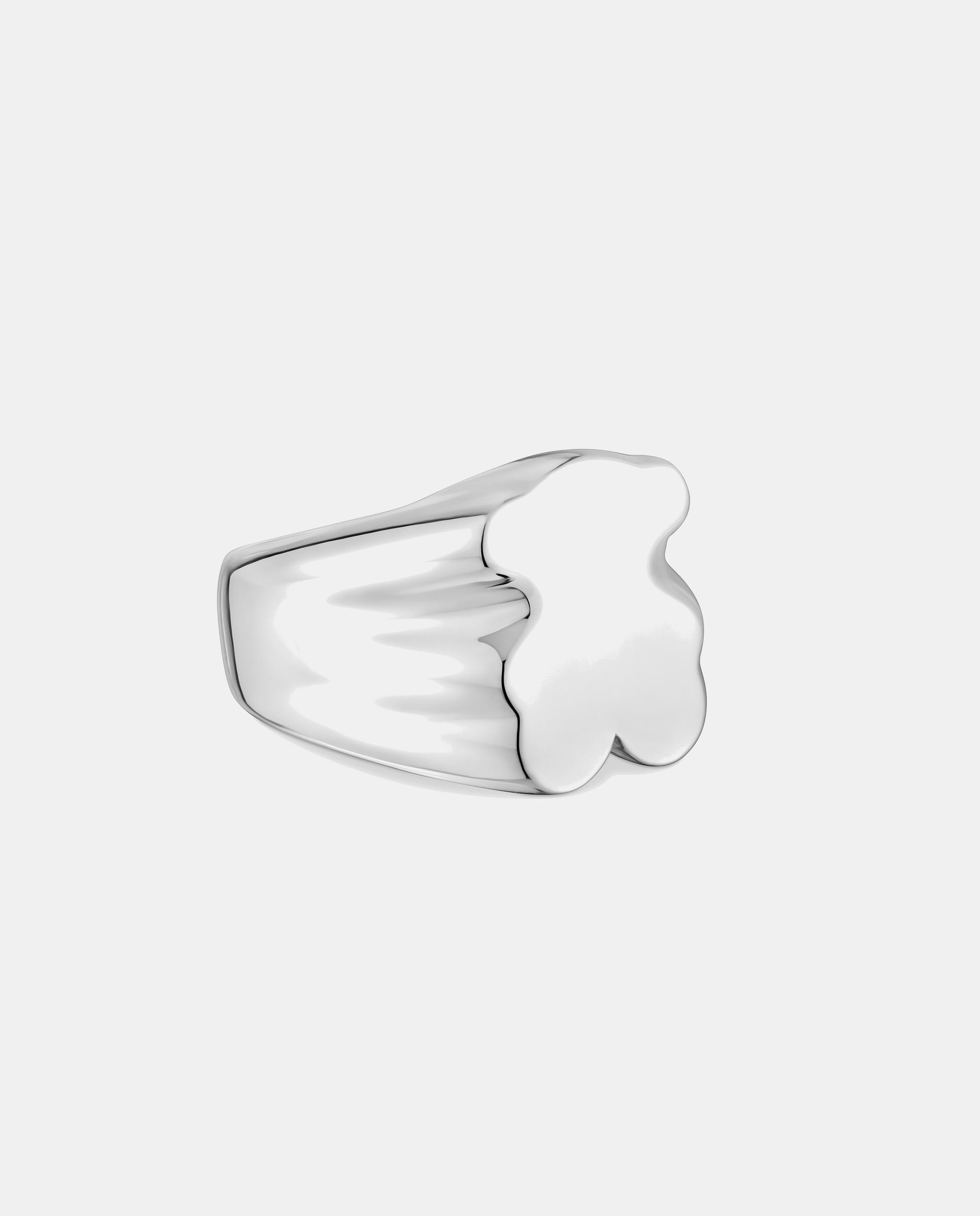 Anillo sello sweet dolls de plata con oso mediano - Tous - Plateado Plateado-2