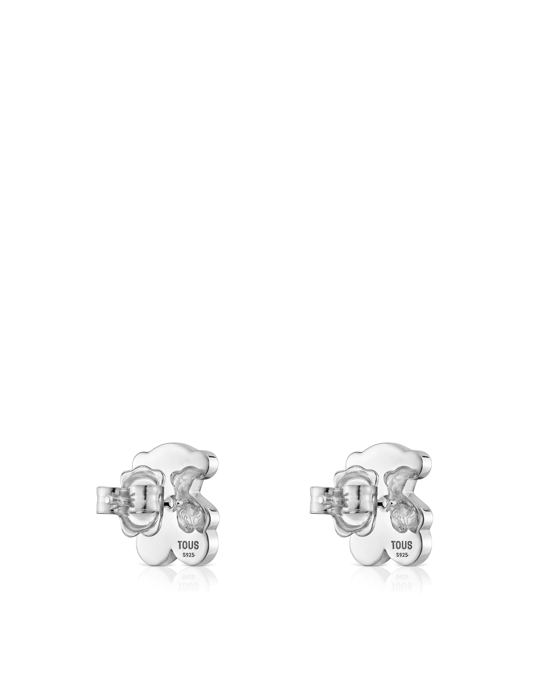 Brincos Sweet Dolls de Urso de Prata 12 Mm Prateado-3
