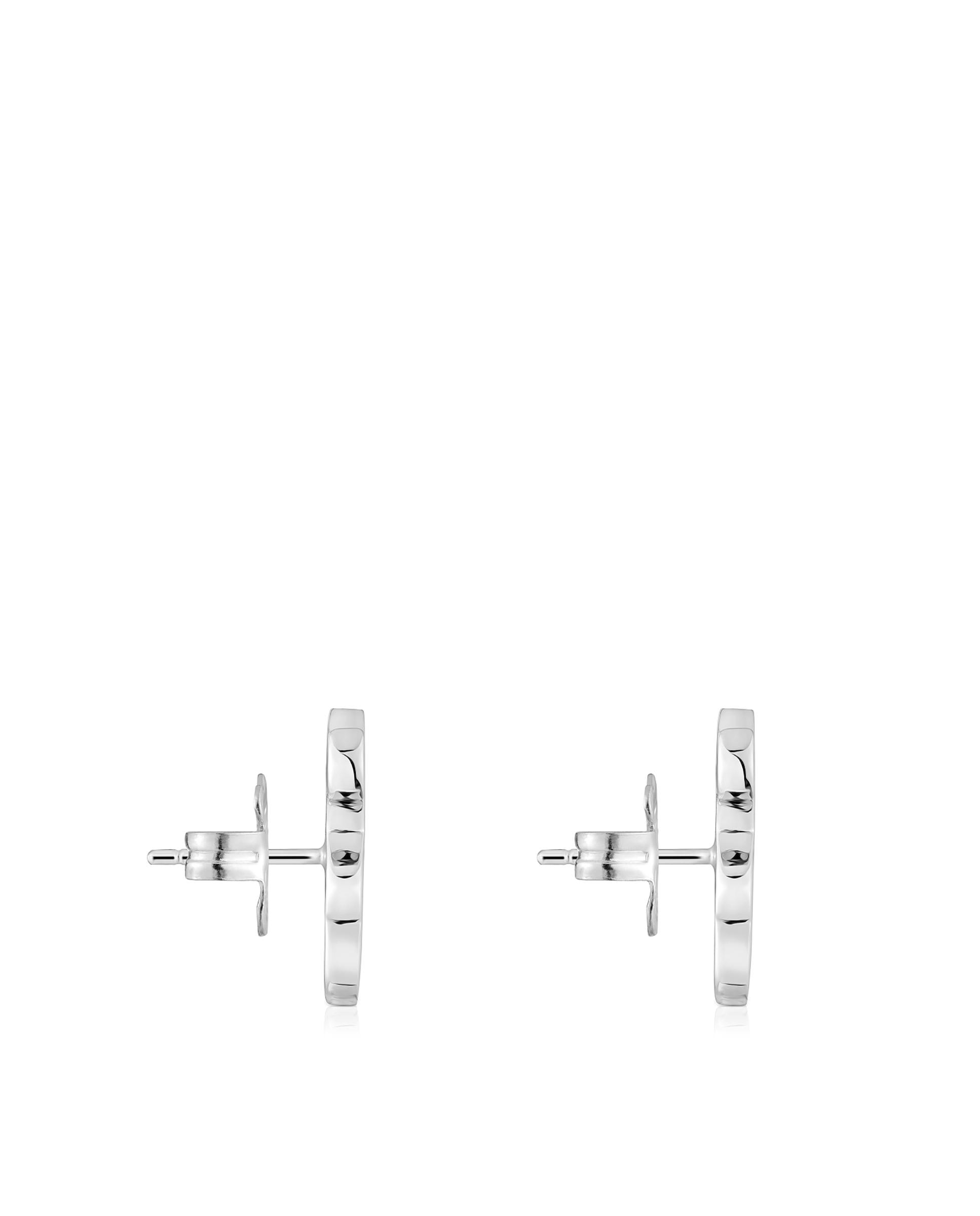 Brincos Sweet Dolls de Urso de Prata 16 Mm Prateado-2