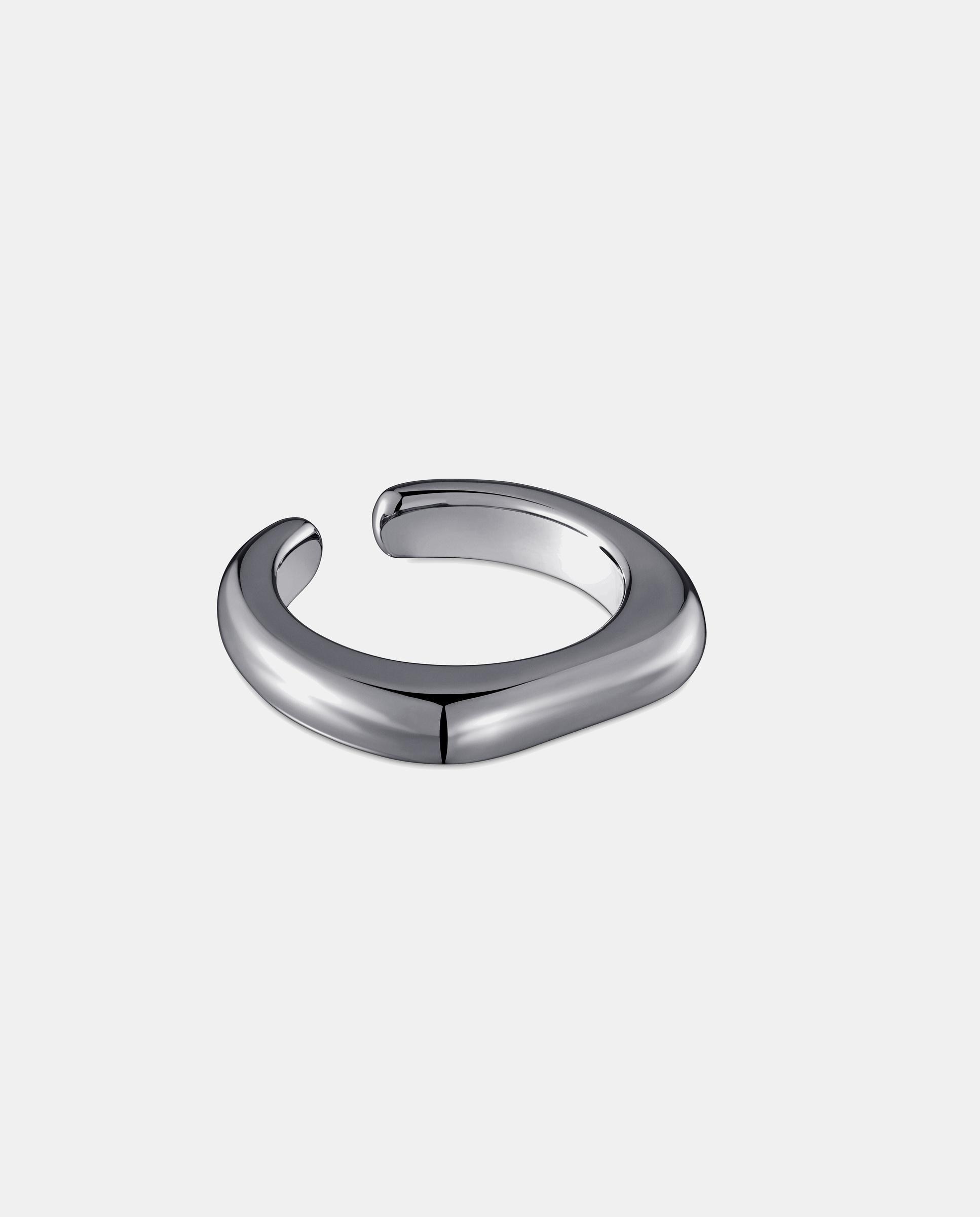 Anillo abierto de plata gris oscura - Tous - Plateado Plateado-2