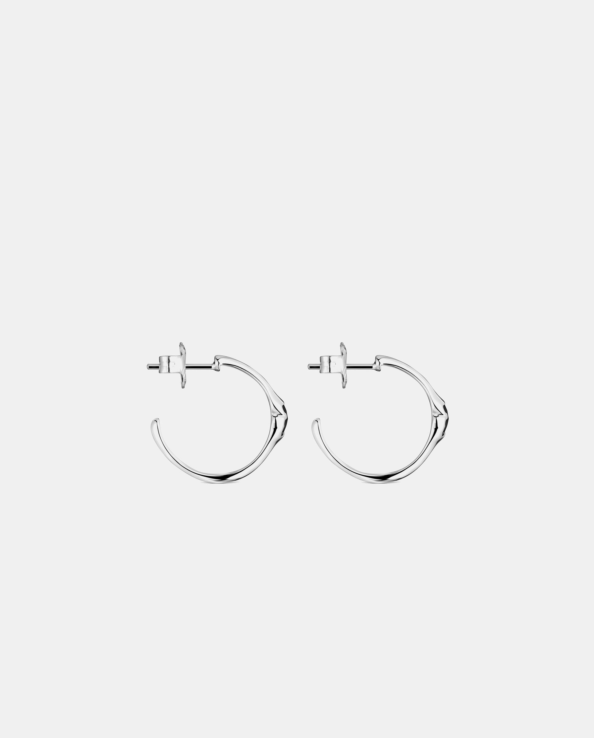 Pendientes de aro icon color de plata con oso en ónix - Tous - Negro Negro-2