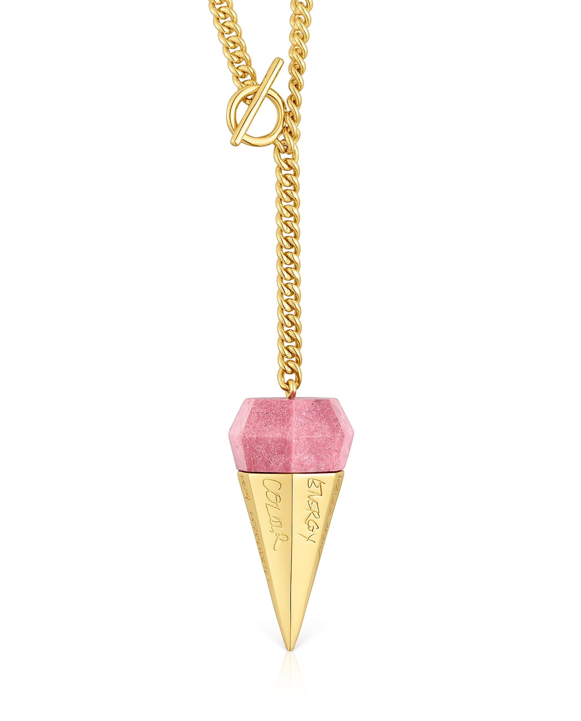 Colar Lea Colombo X Tous Curto Banhado em Ouro 18 Kt Sobre Prata com Tulitha Rosa-3