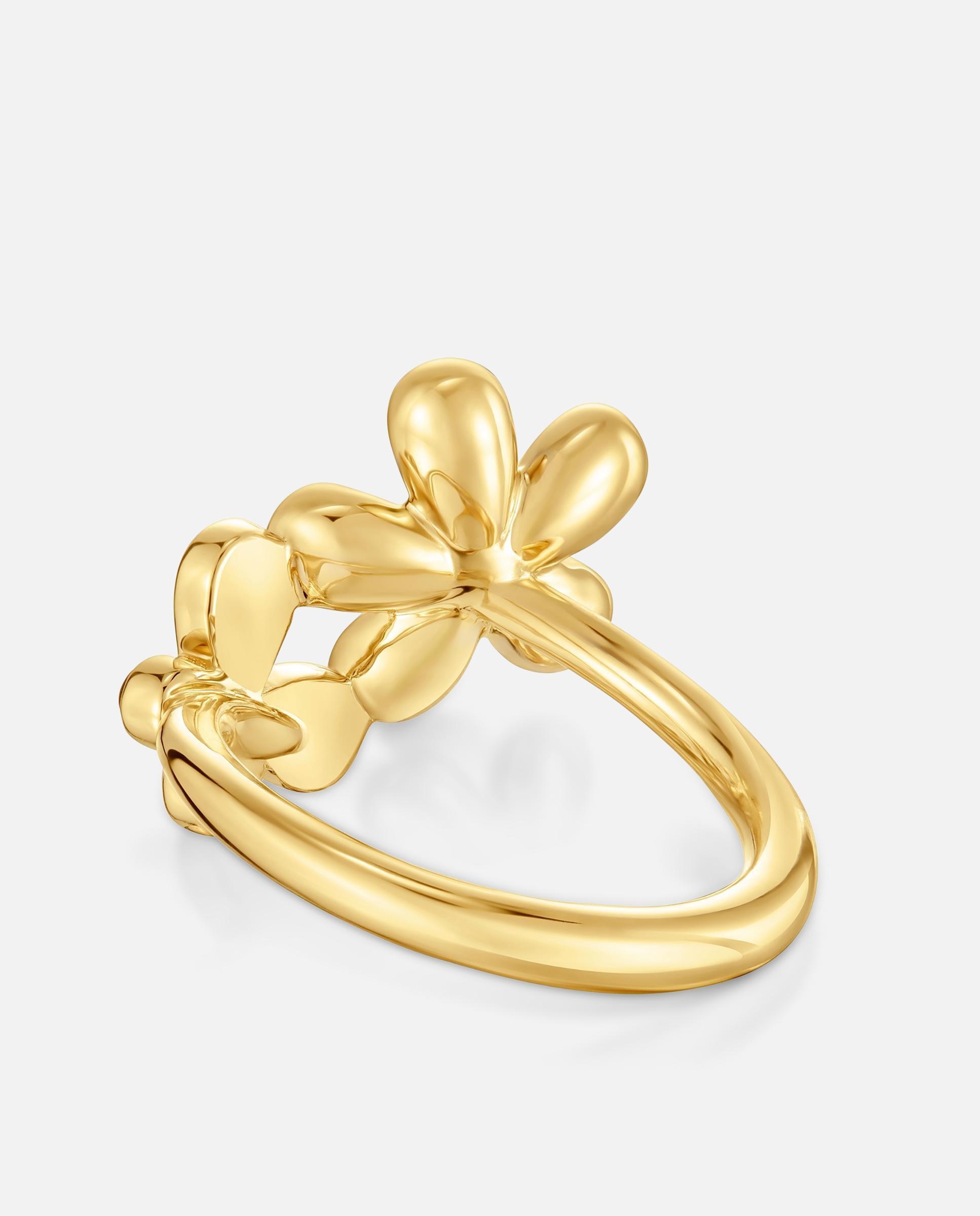 Anillo daisy bañado en oro de 18 kt sobre plata y amatista - Tous - Morado Morado-3