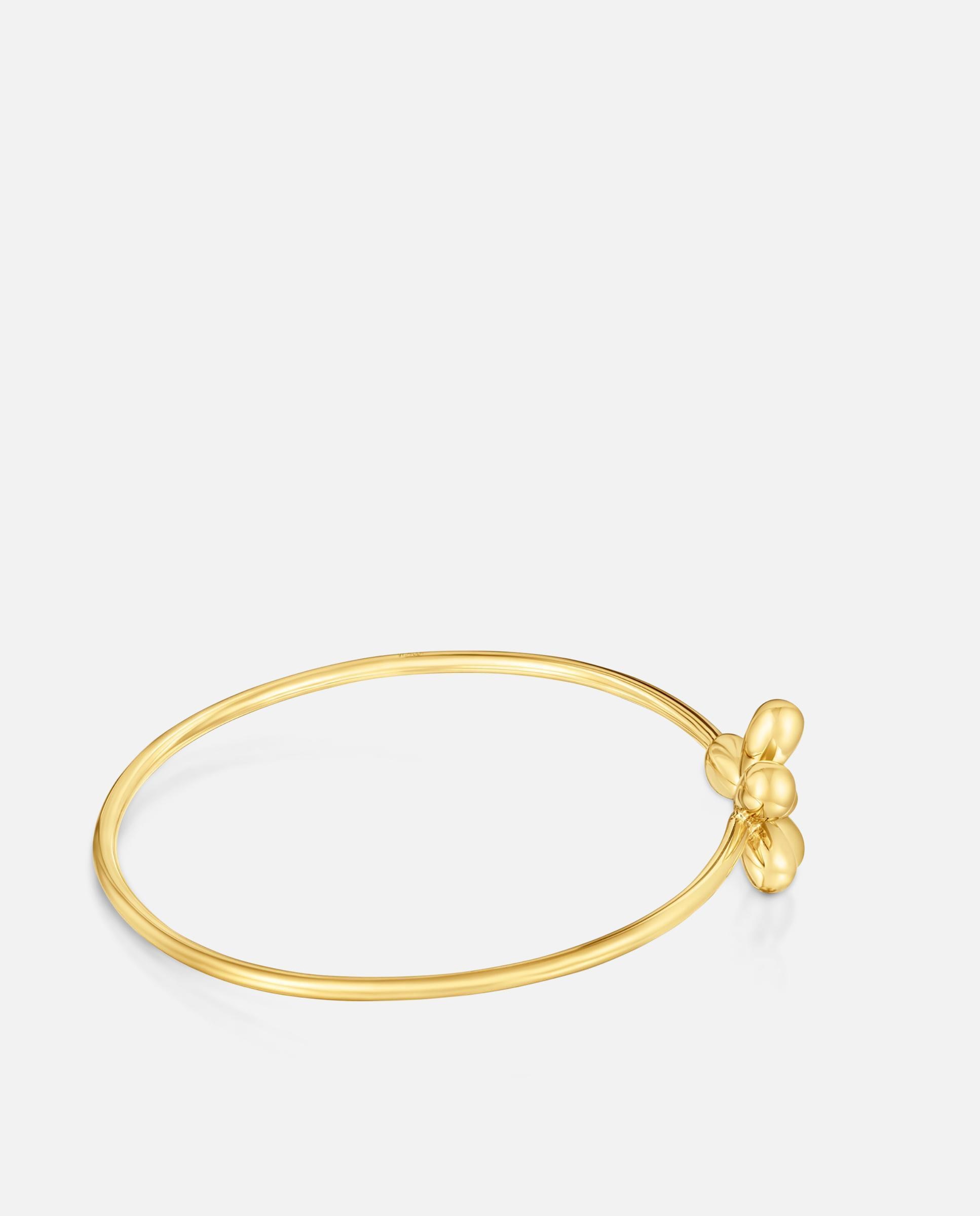 Pulsera rígida tous daisy de plata y baño de oro con motivo flor - Dorado Dorado-2
