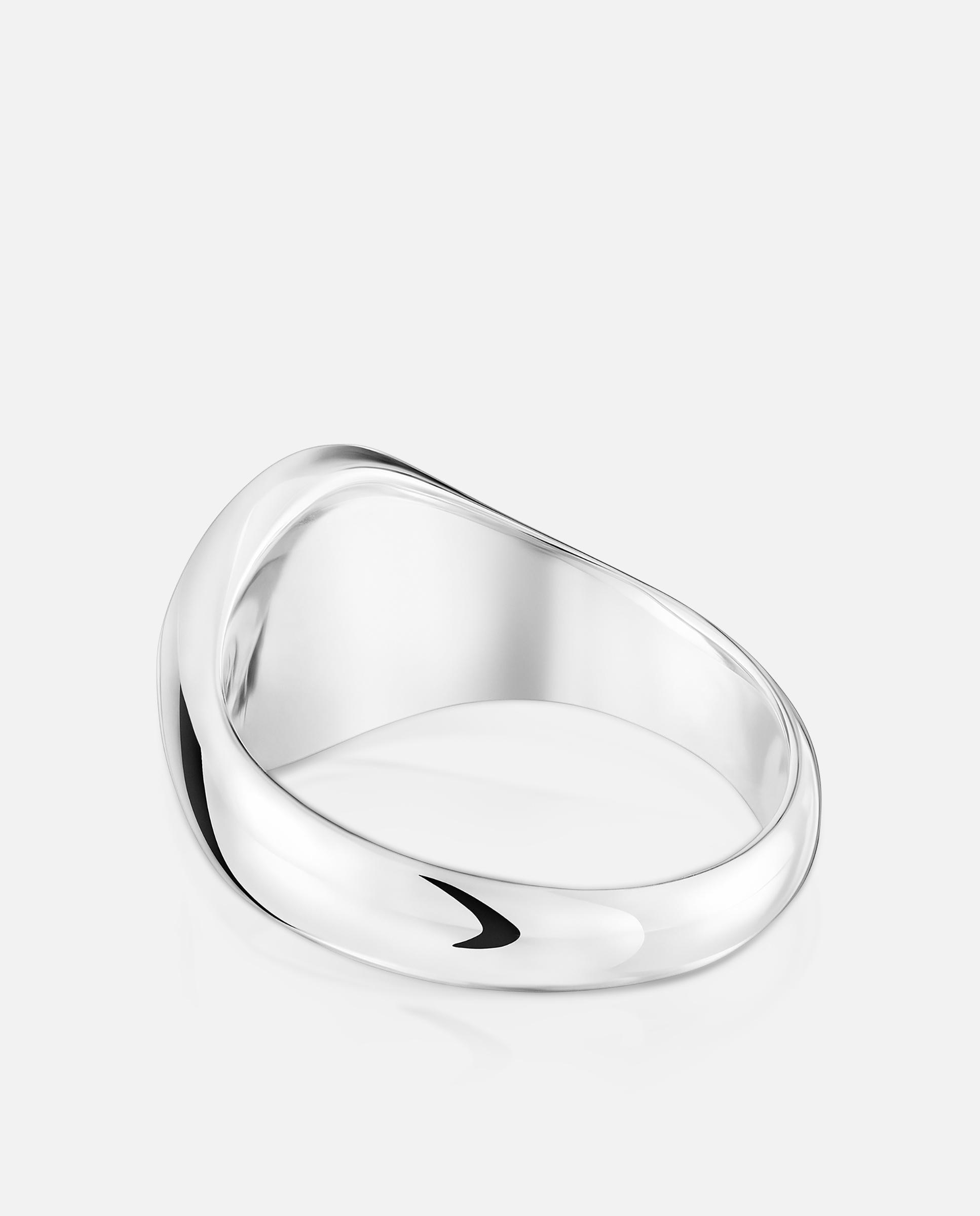 Anillo sello tous man de plata envejecida motivo redondo - Plateado Plateado-3