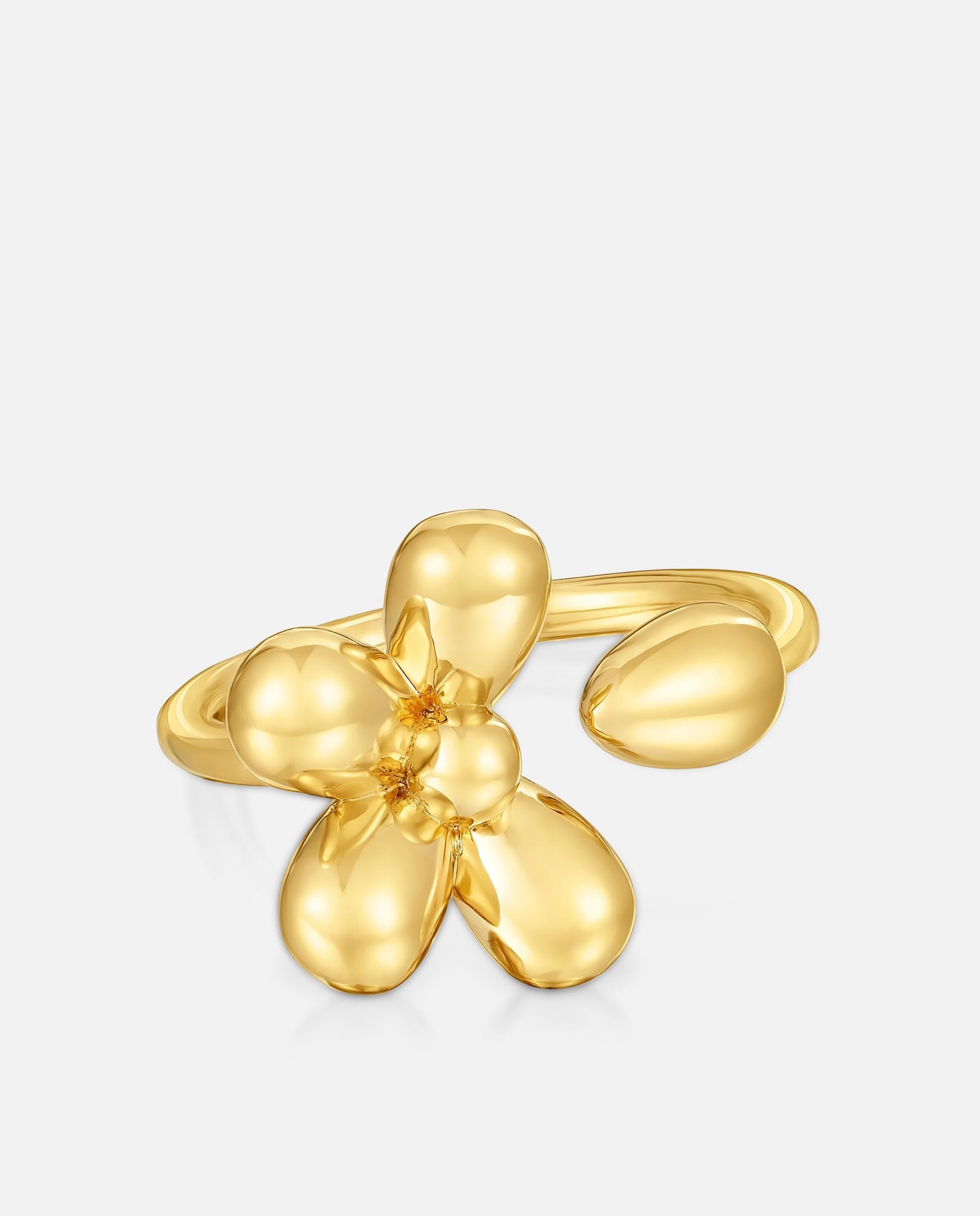 Anillo daisy bañado en oro de 18 kt sobre plata - Tous - Dorado Dorado-2