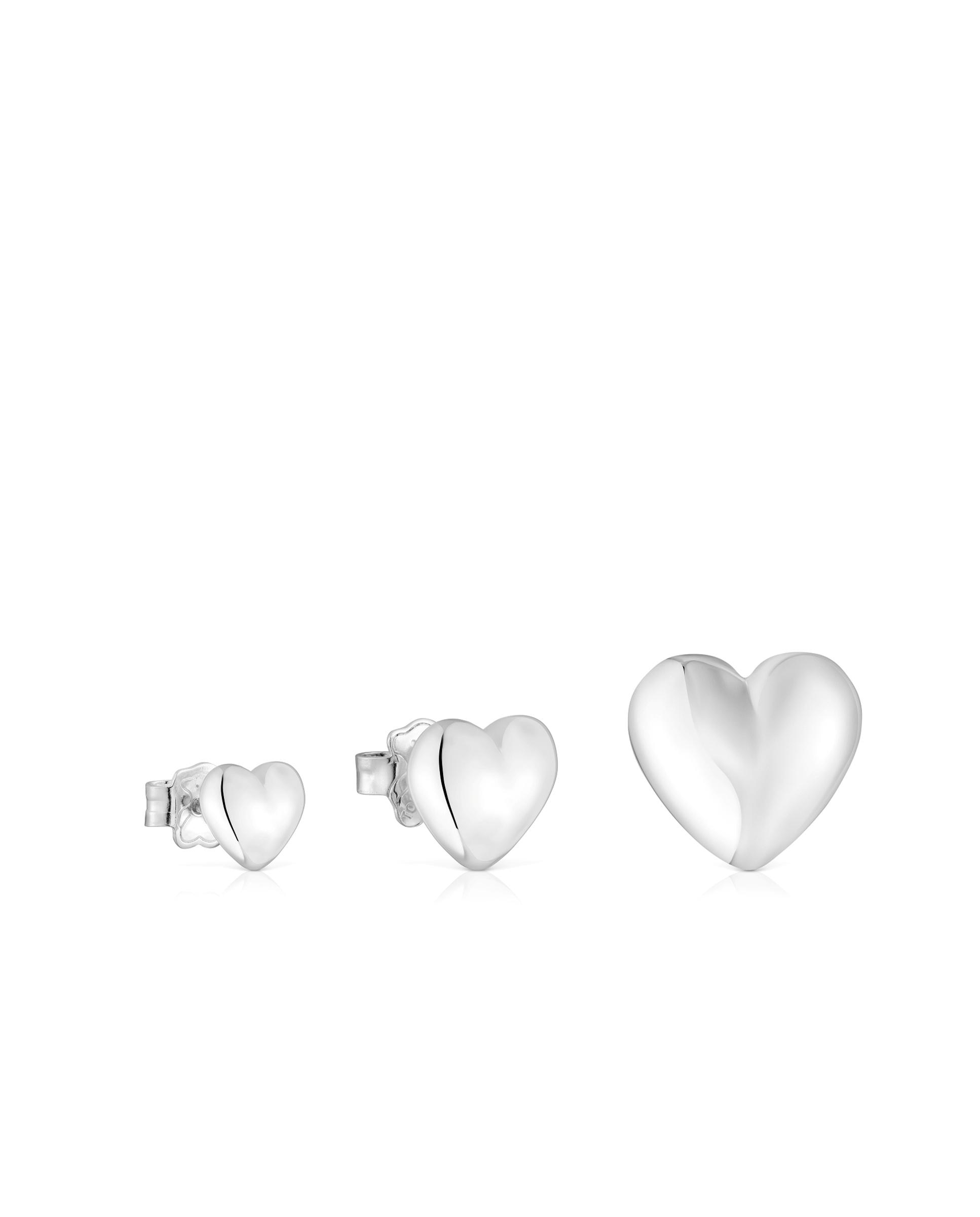 Pendiente garden of love de plata de corazón - Tous - Plateado Plateado-1