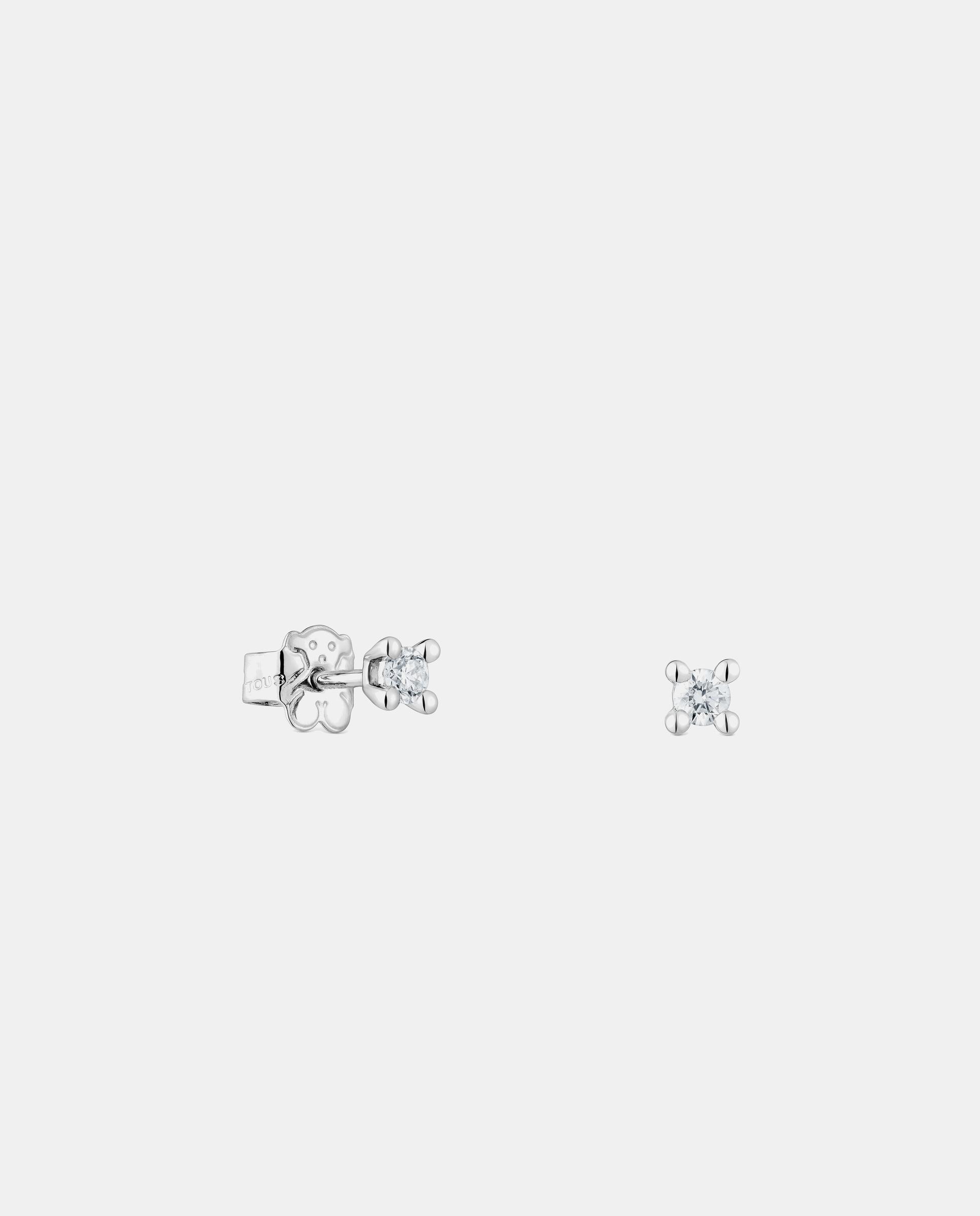 Pendientes shine lgd de platino con diamantes creados en laboratorio 0,17 ct - Tous - Blanco Blanco-1