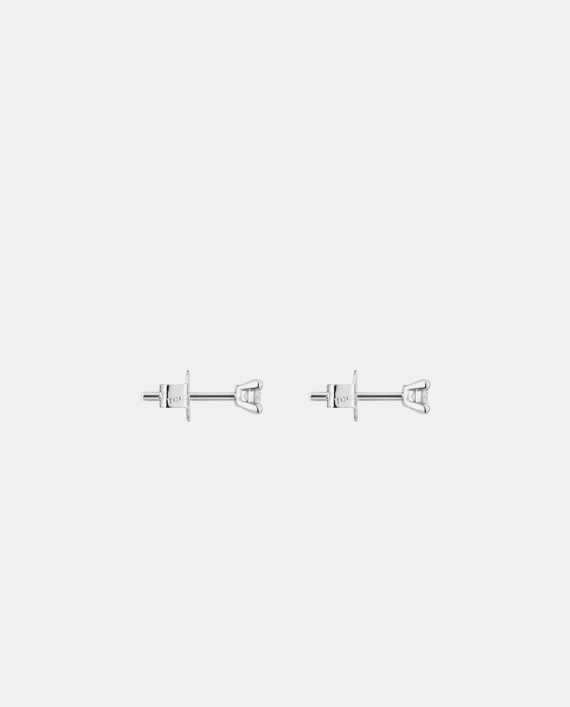 Pendientes shine lgd de platino con diamantes creados en laboratorio 0,17 ct - Tous - Blanco Blanco-2