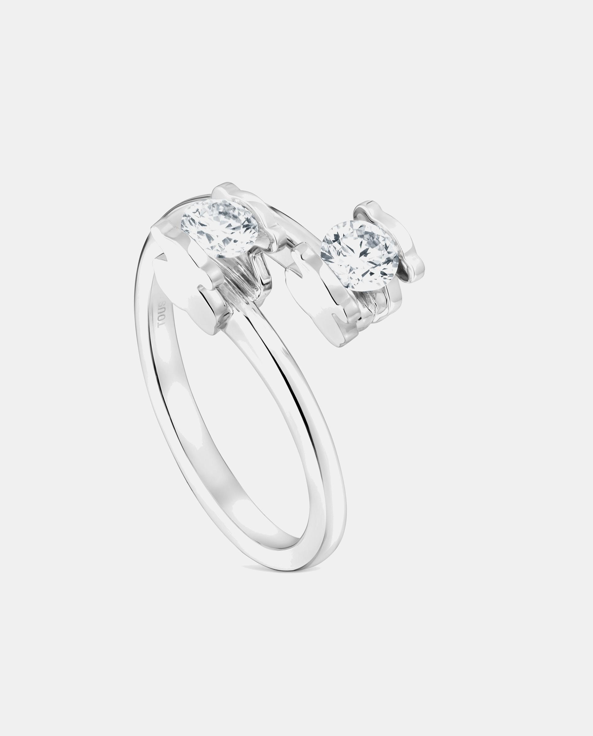 Anillo solitario sweet diamonds lgd de platino con diamantes creados en laboratorio 0,50 ct - Tous - Blanco Blanco-1