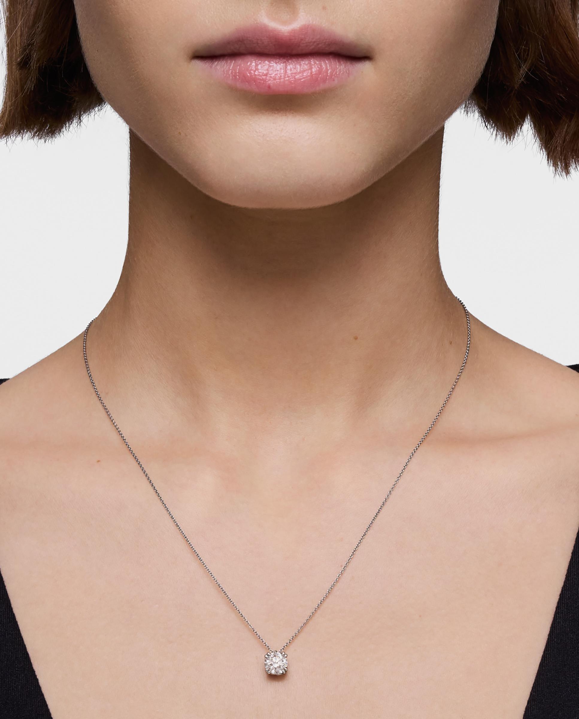 Collar essentials lgd de platino con diamante talla brillante creado en laboratorio 1,00 ct - Tous - Blanco Blanco-5