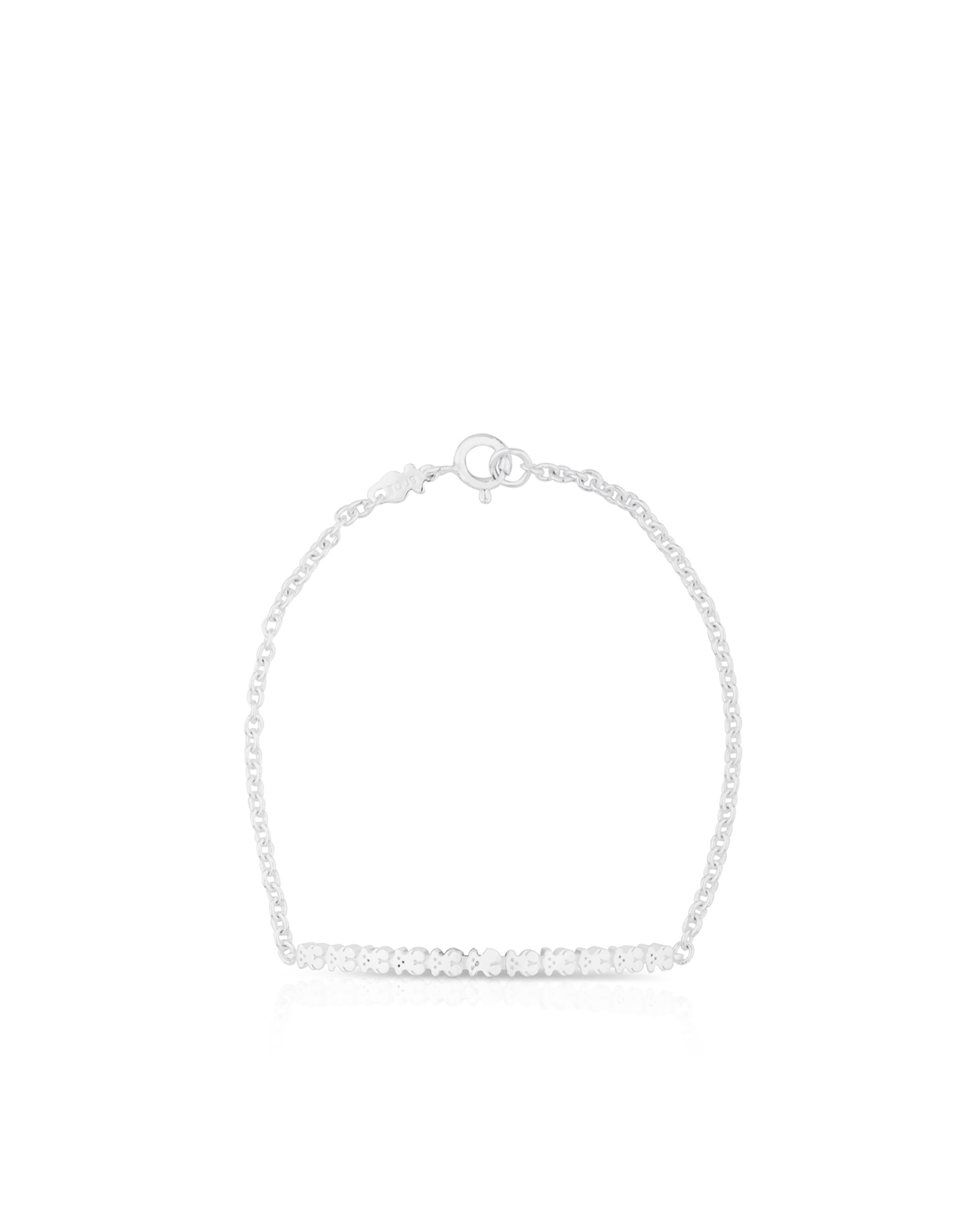 Pulsera de cadena straight de plata de 17,5cm - Tous - Plateado Plateado-2