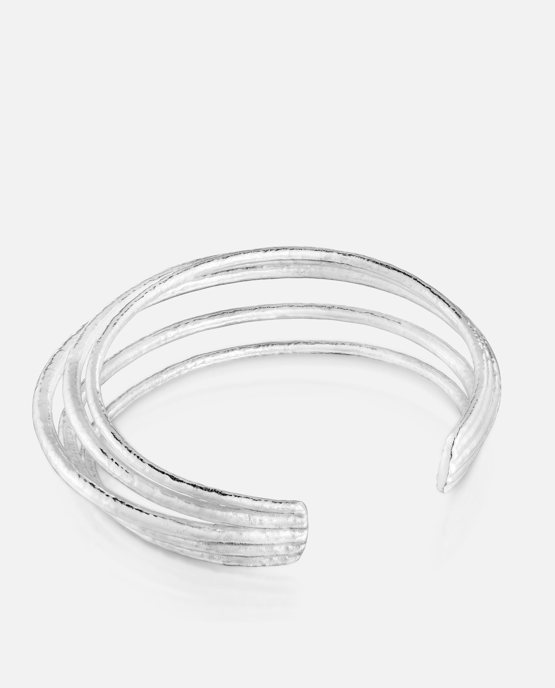 Pulsera rígida duna de plata - Tous - Plateado Plateado-3