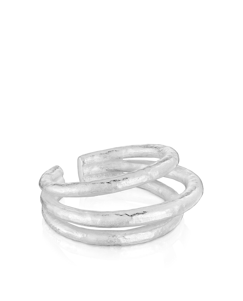 Anillo abierto Duna de plata 11 Plata