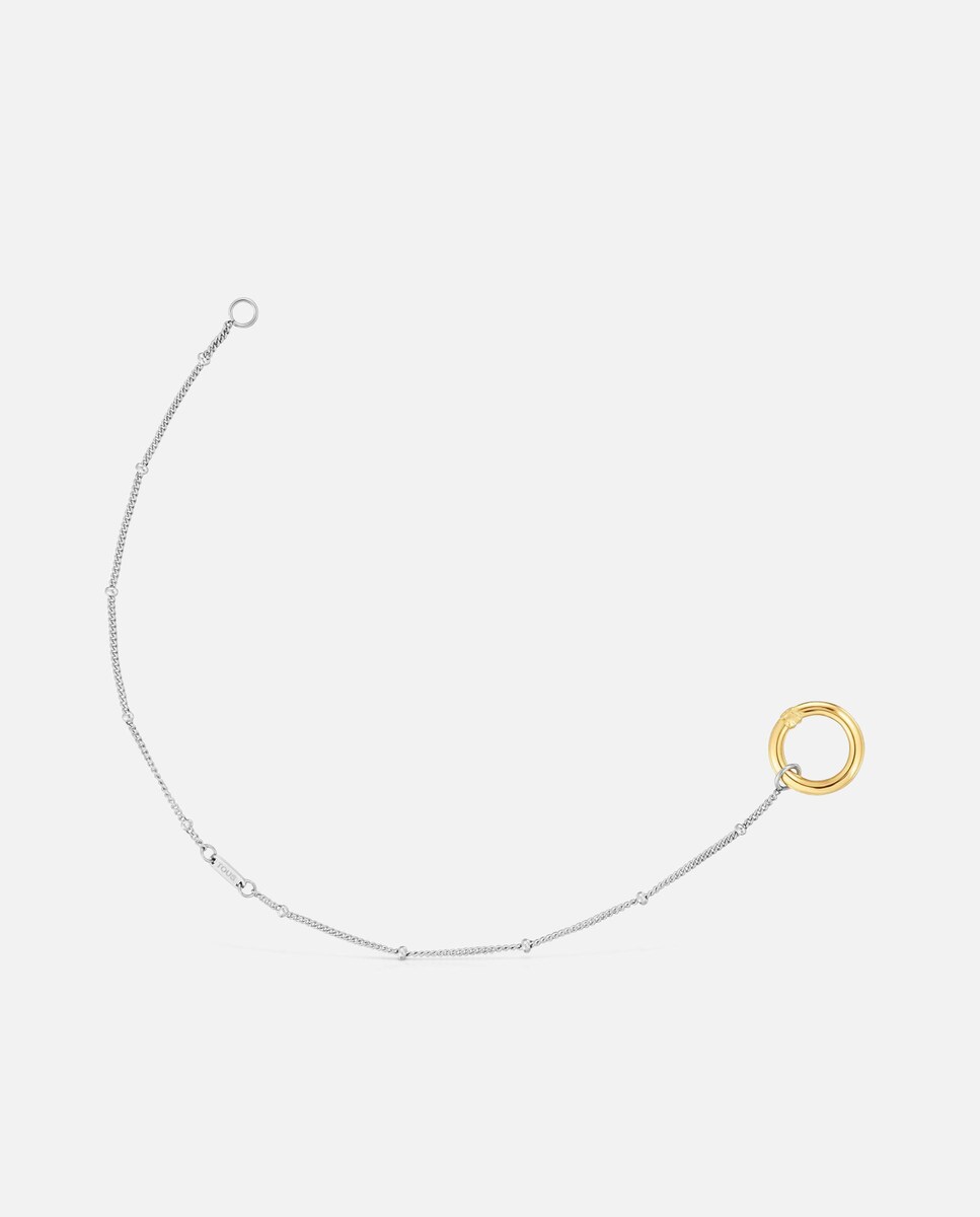 Set Reloj Para Mujer Con Pulsera Es5376set De Acero Dorado Plateado