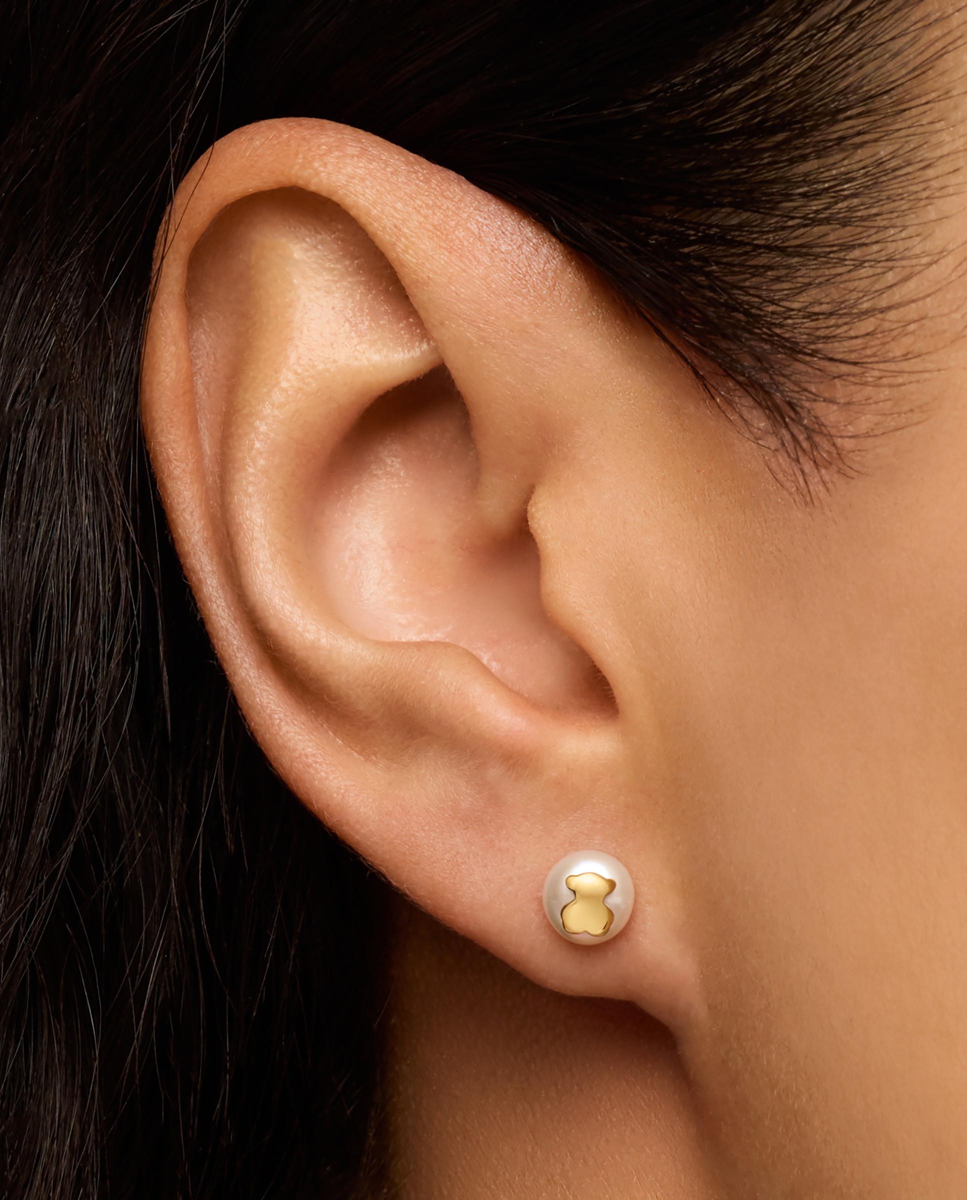 Pendientes sweet dolls de oro con perla - Tous - Blanco Blanco-6