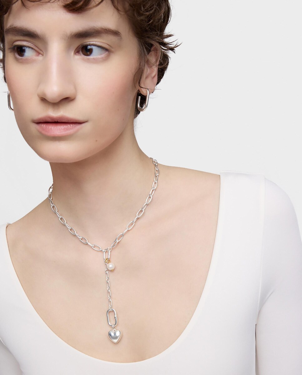 Heart Necklace Tous Collar Hold Plata Anillas Tous Hold Hold