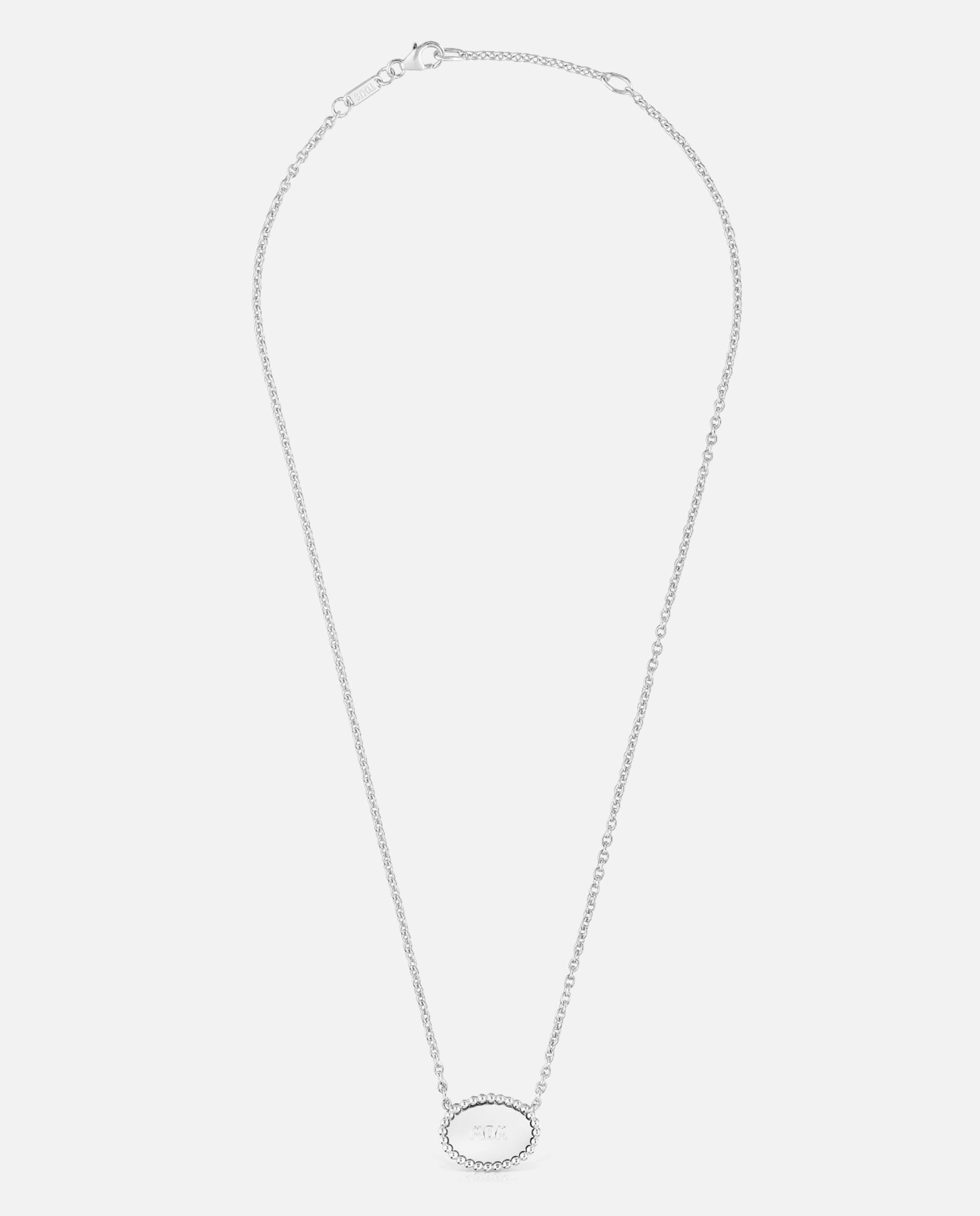 Collar mom corto de plata con placa - Tous - Plateado Plateado-1