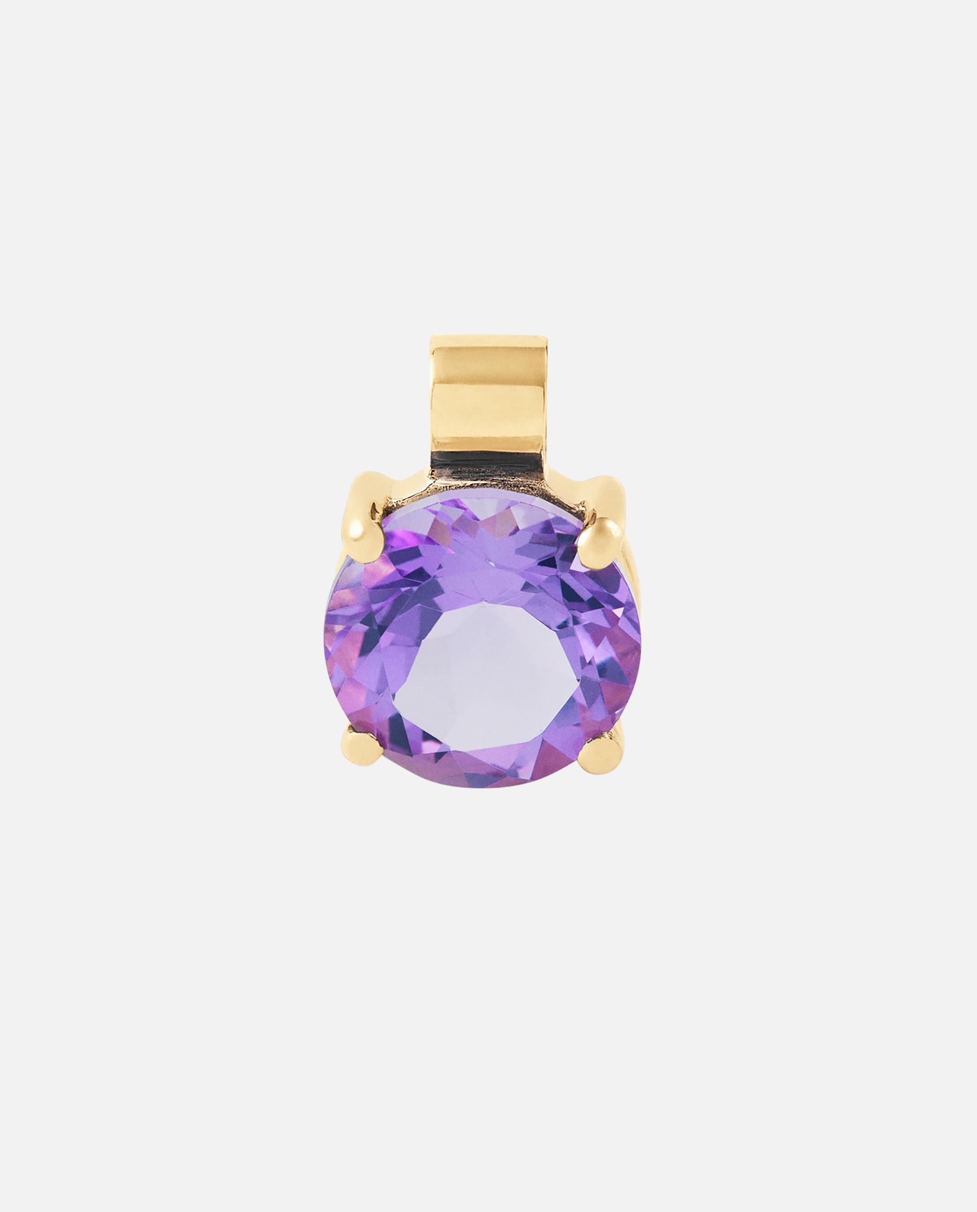Imagen 0 de Colgante atelier de oro con amatista Morado