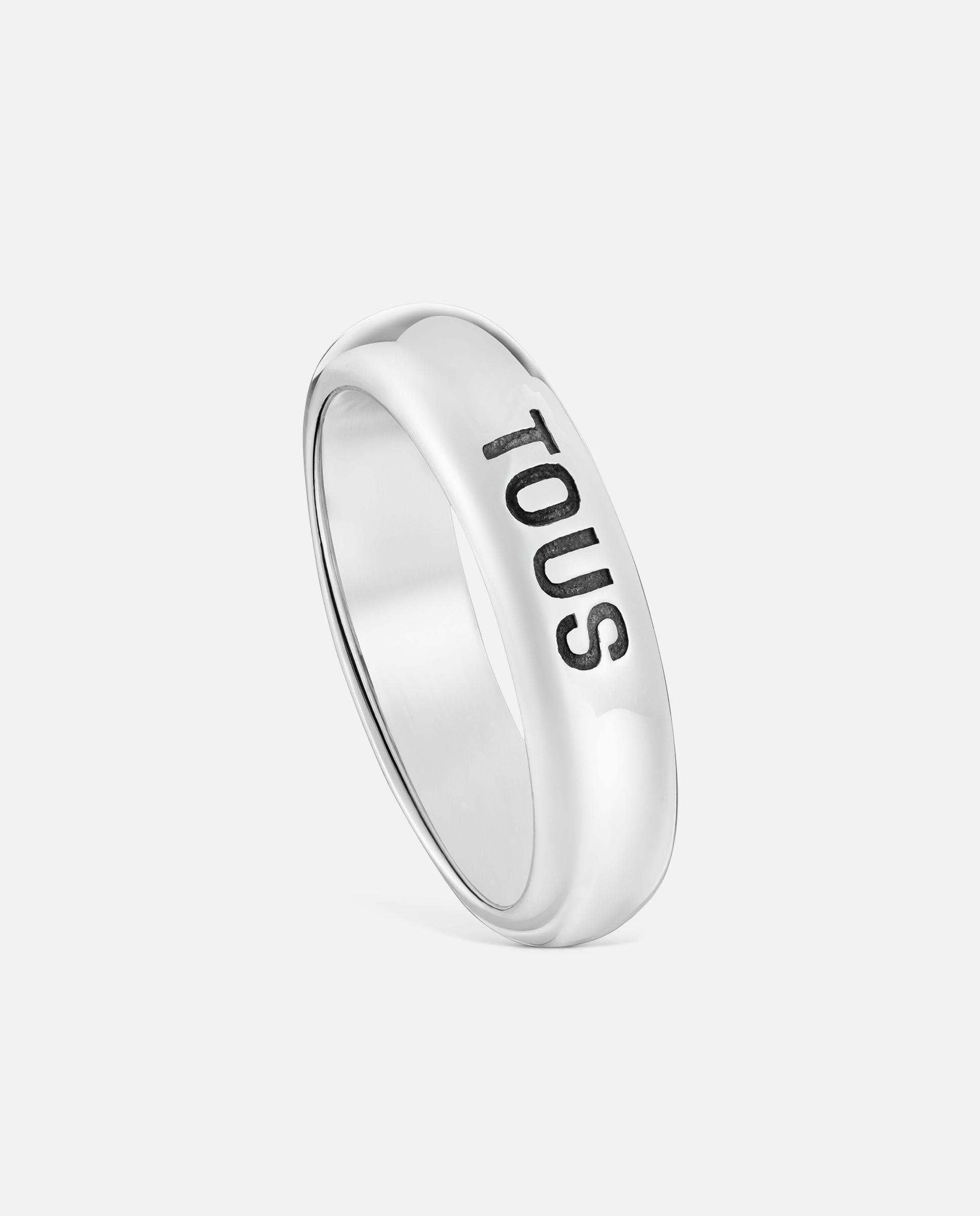 Imagen 0 de Anillo de hombre tous man de plata 5 mm Plateado