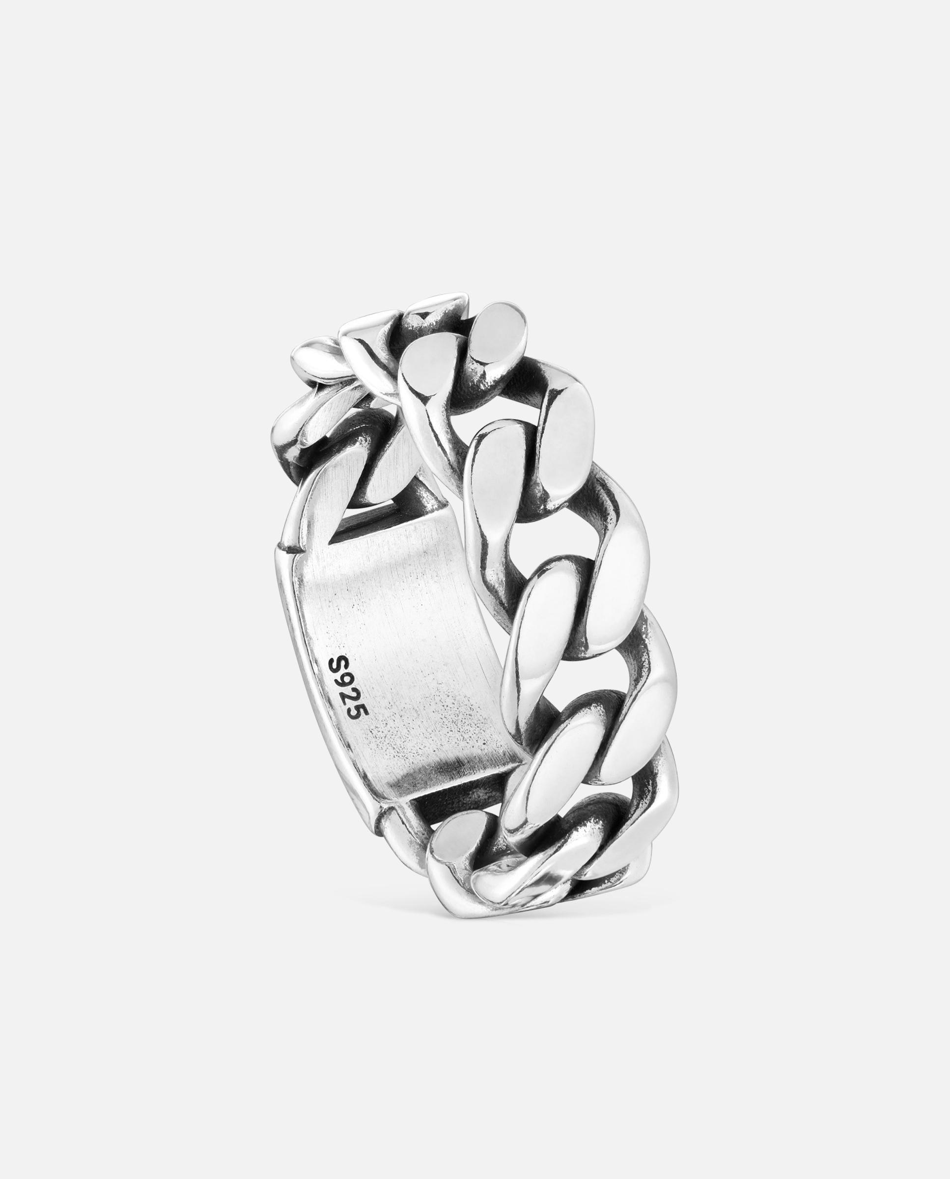 Imagen 0 de Anillo de hombre tous man cadena de plata 7 mm Plateado