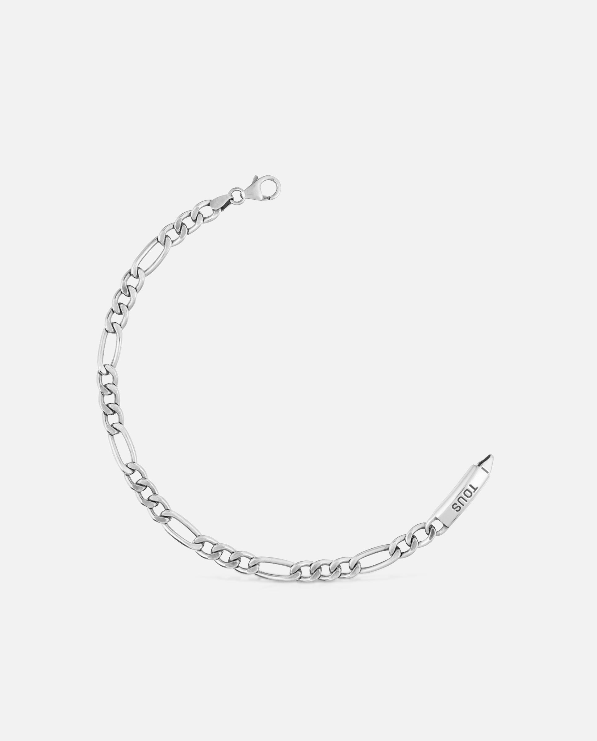 Pulsera de cadena tous man barbada de plata - Plateado Plateado-1